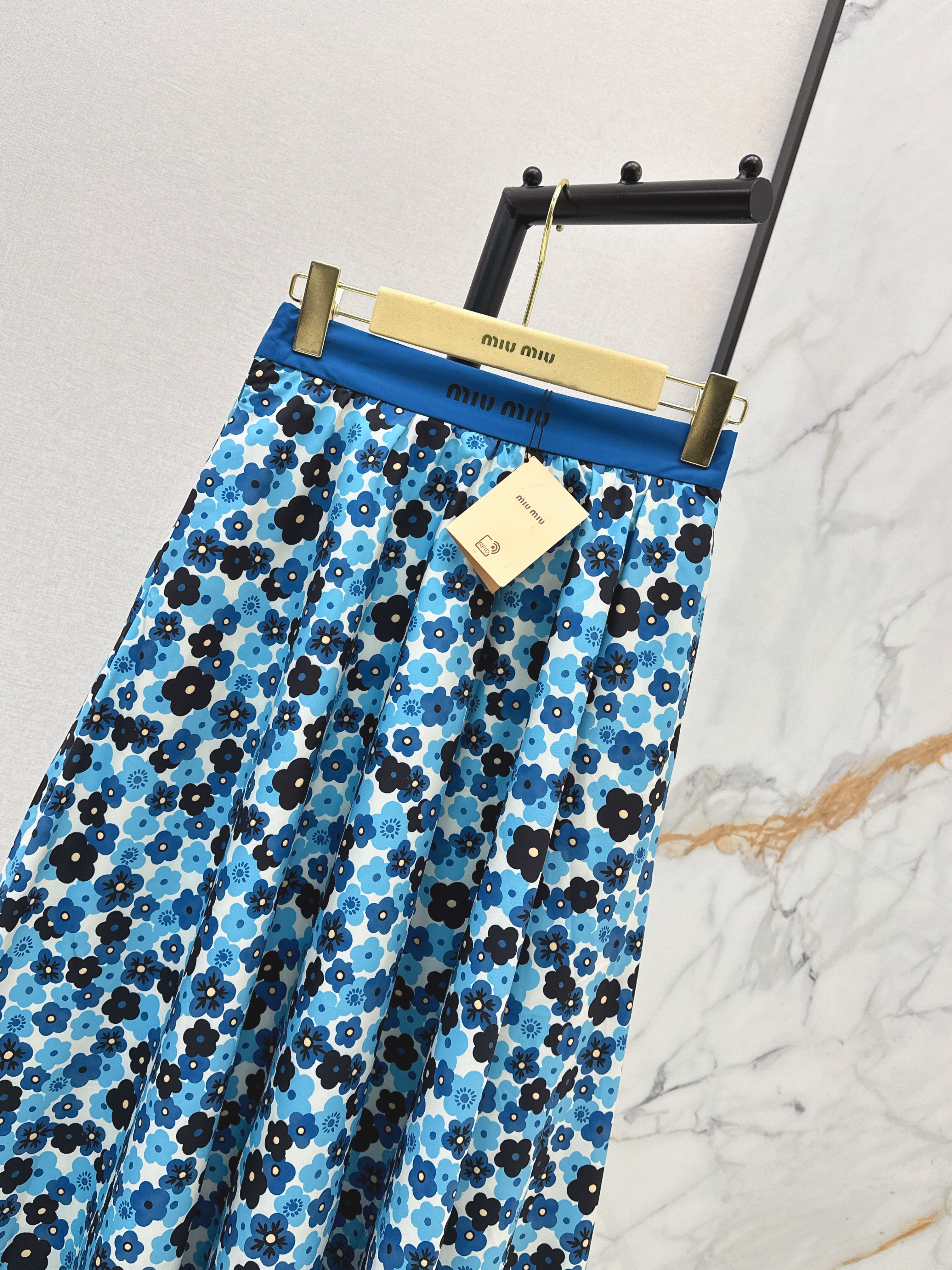 Miu 26ss print skirt
