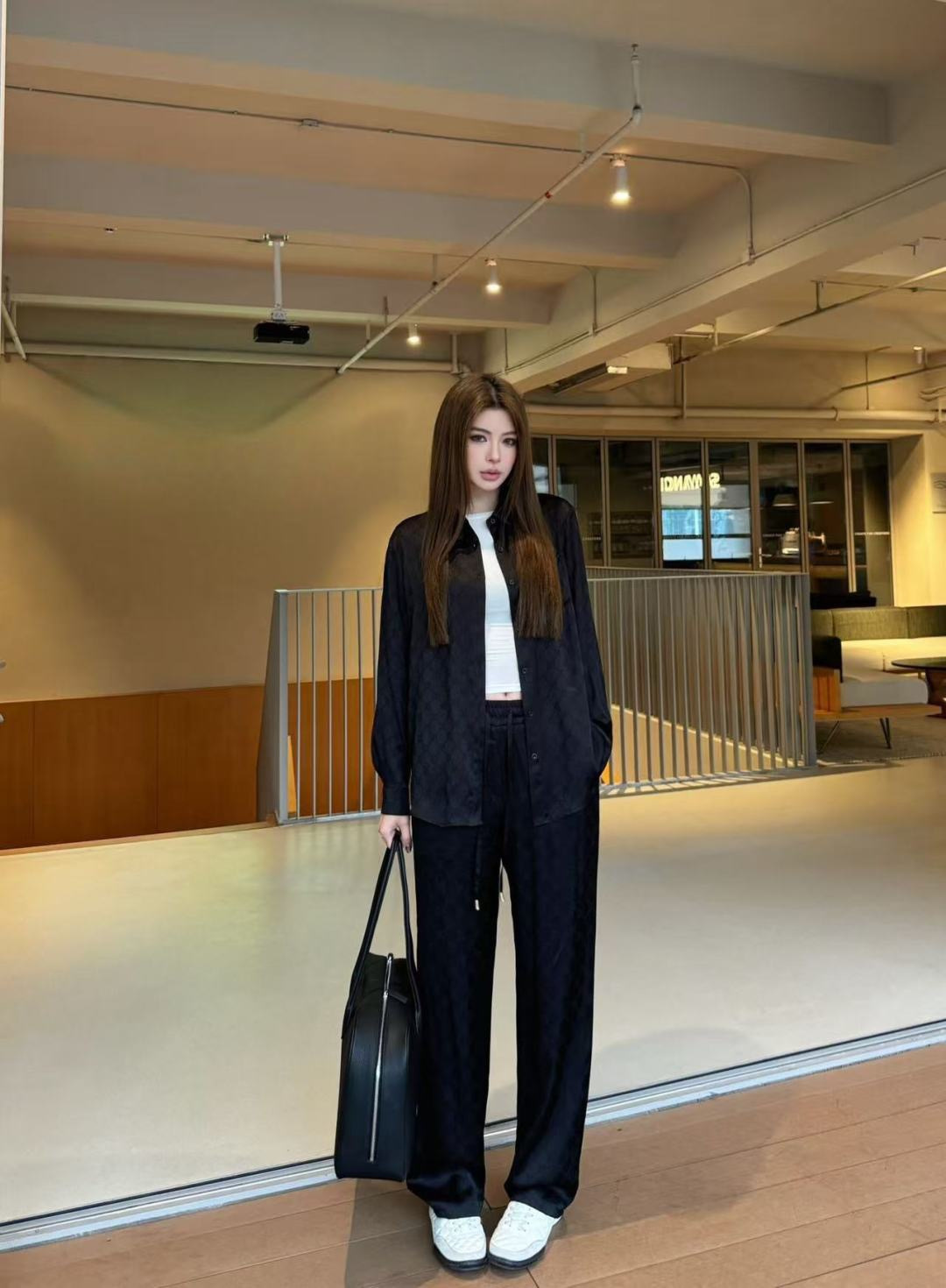 Guc 26ss jacquard casual outfit sets