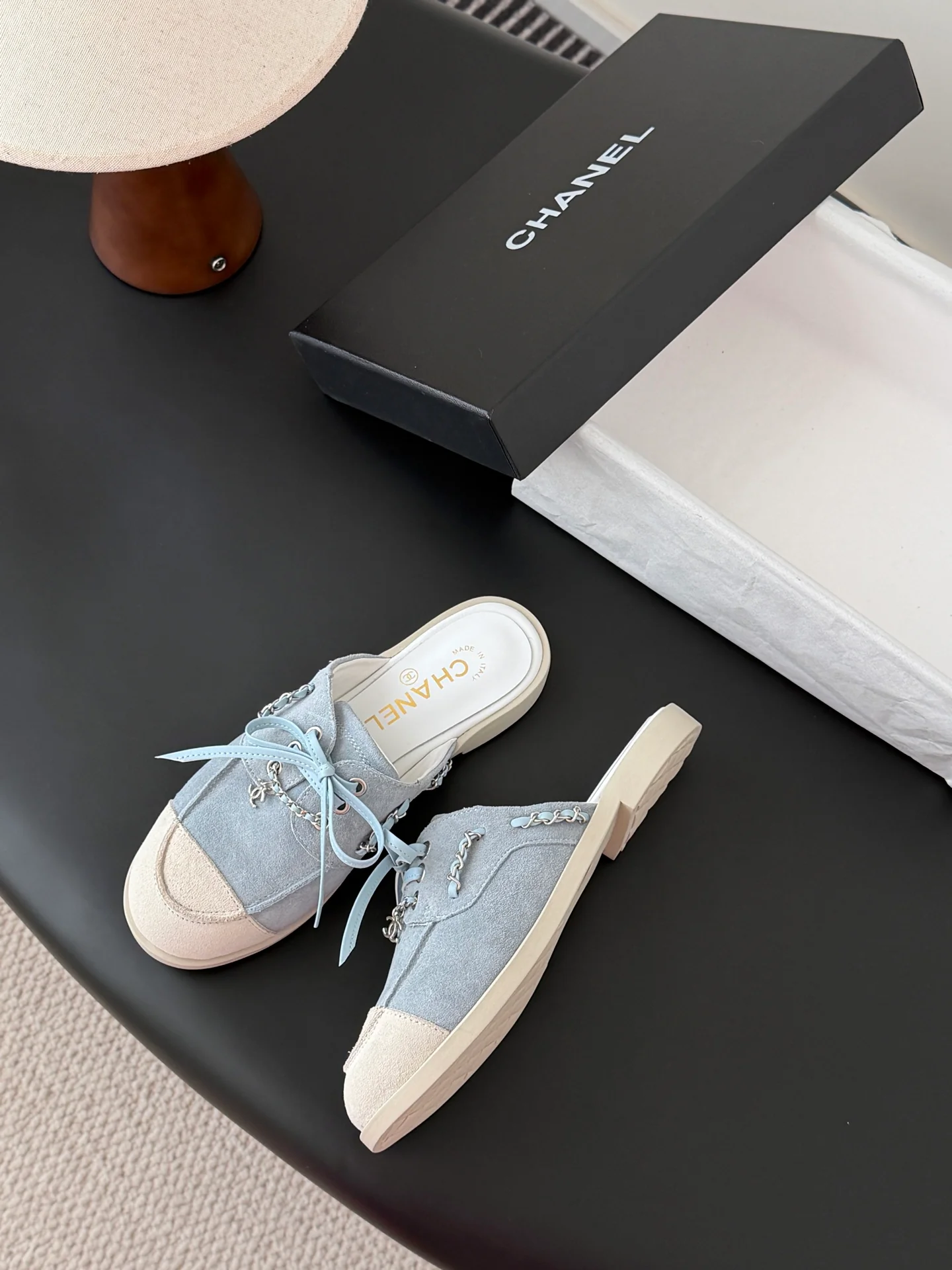 Chan 26ss slip-on shoes
