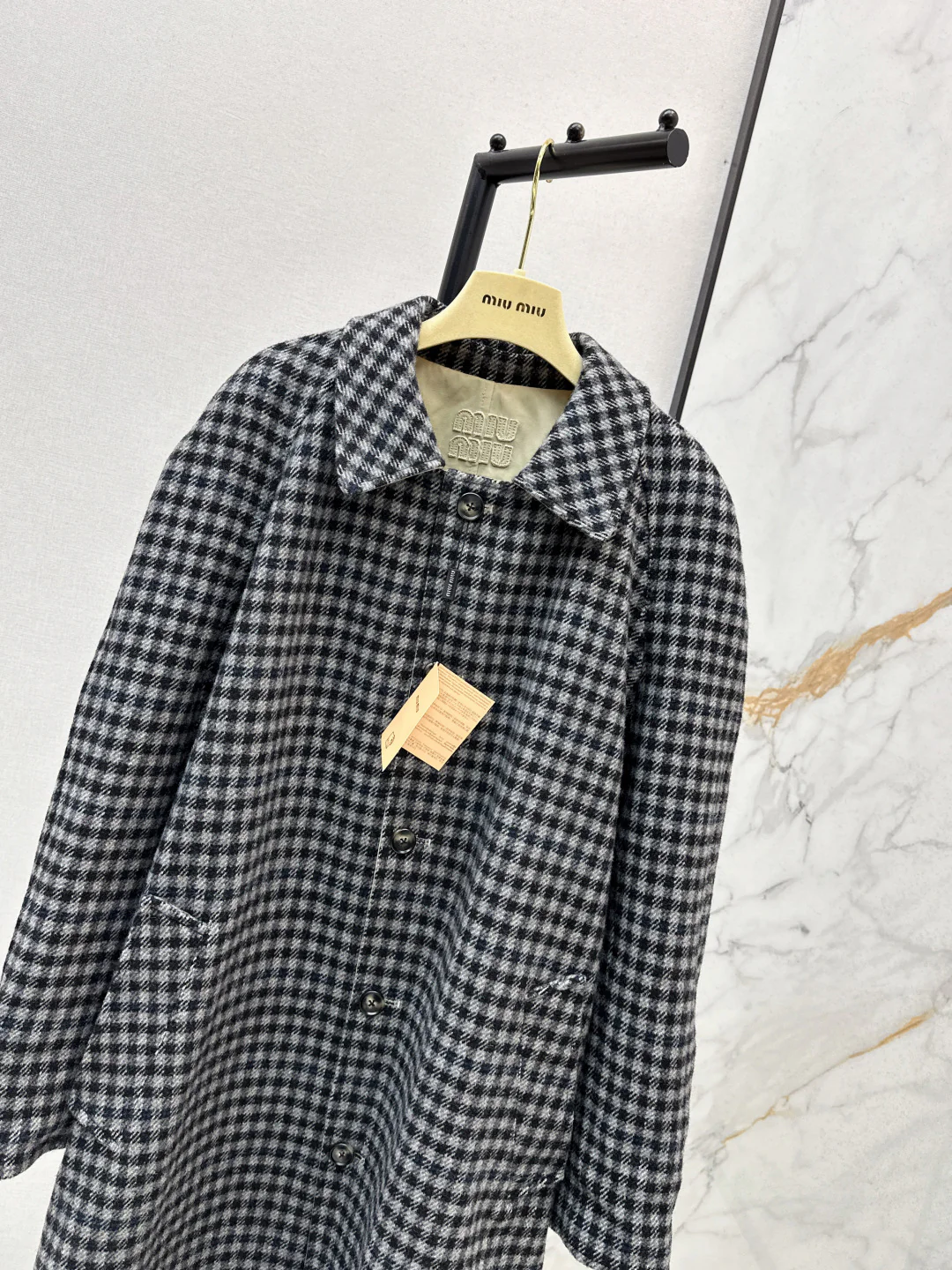 Miu 25fw reversible trench coats