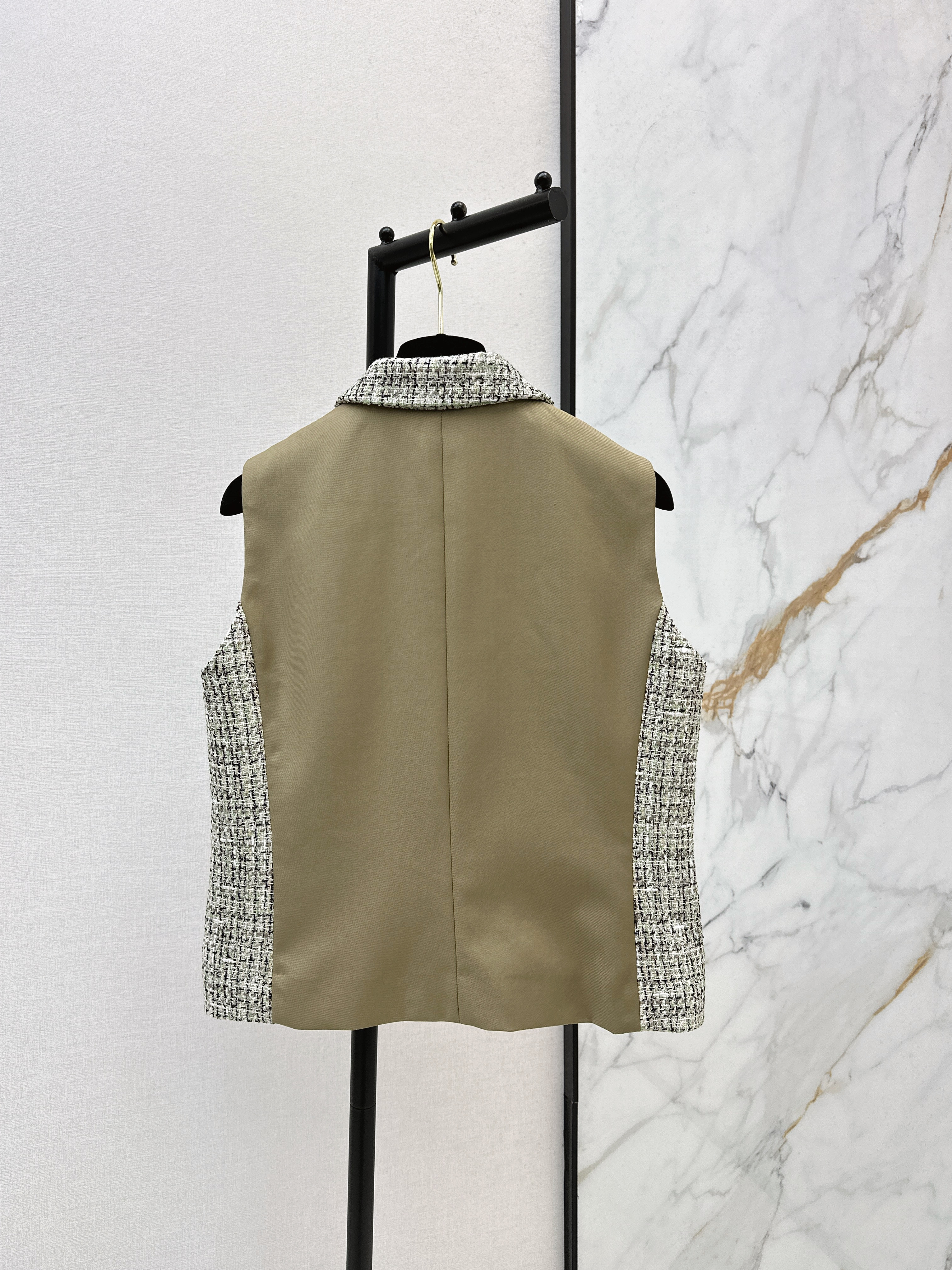 Chan 26ss woven waistcoat
