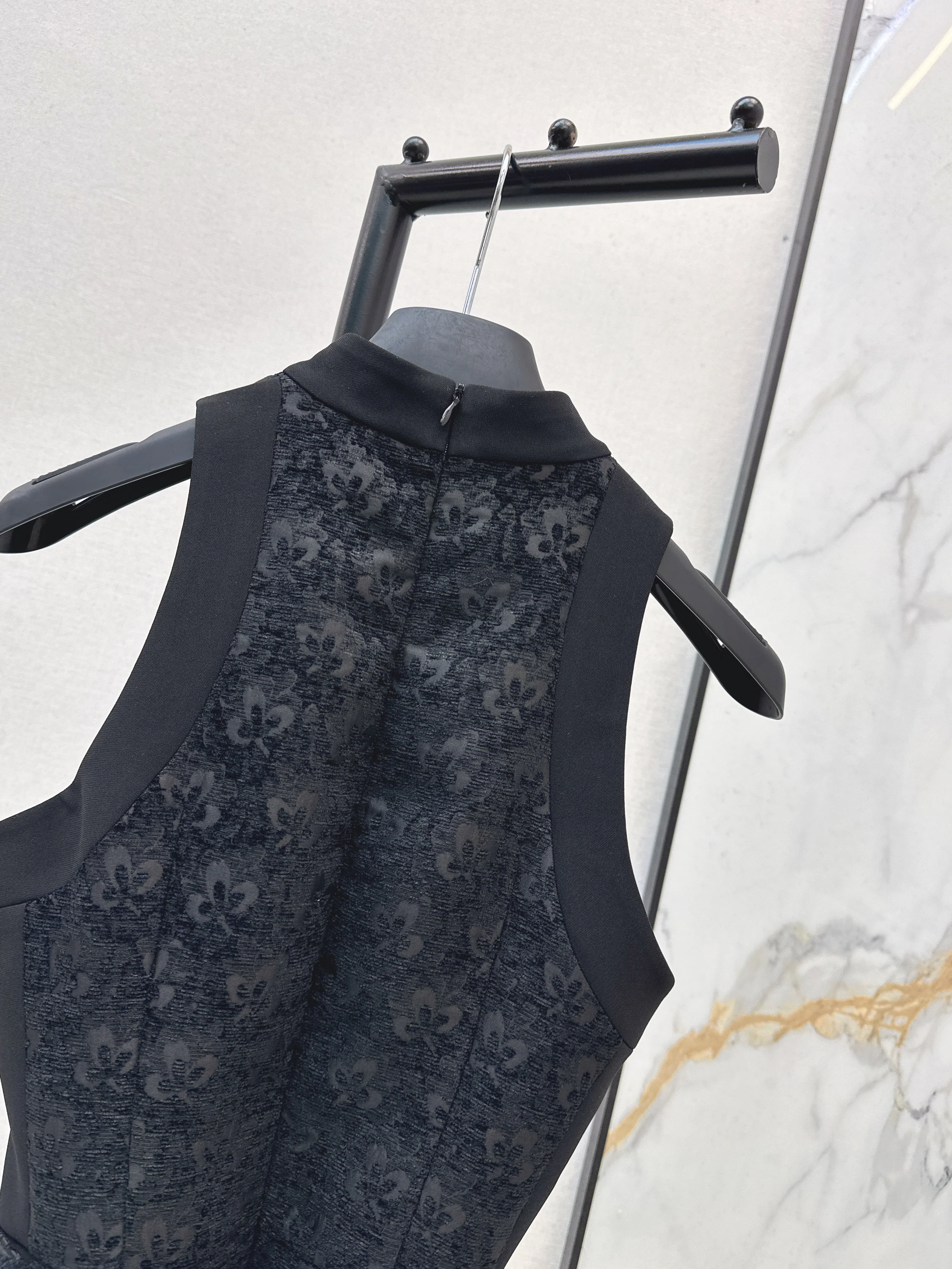 CD 26ss jacquard belted dress