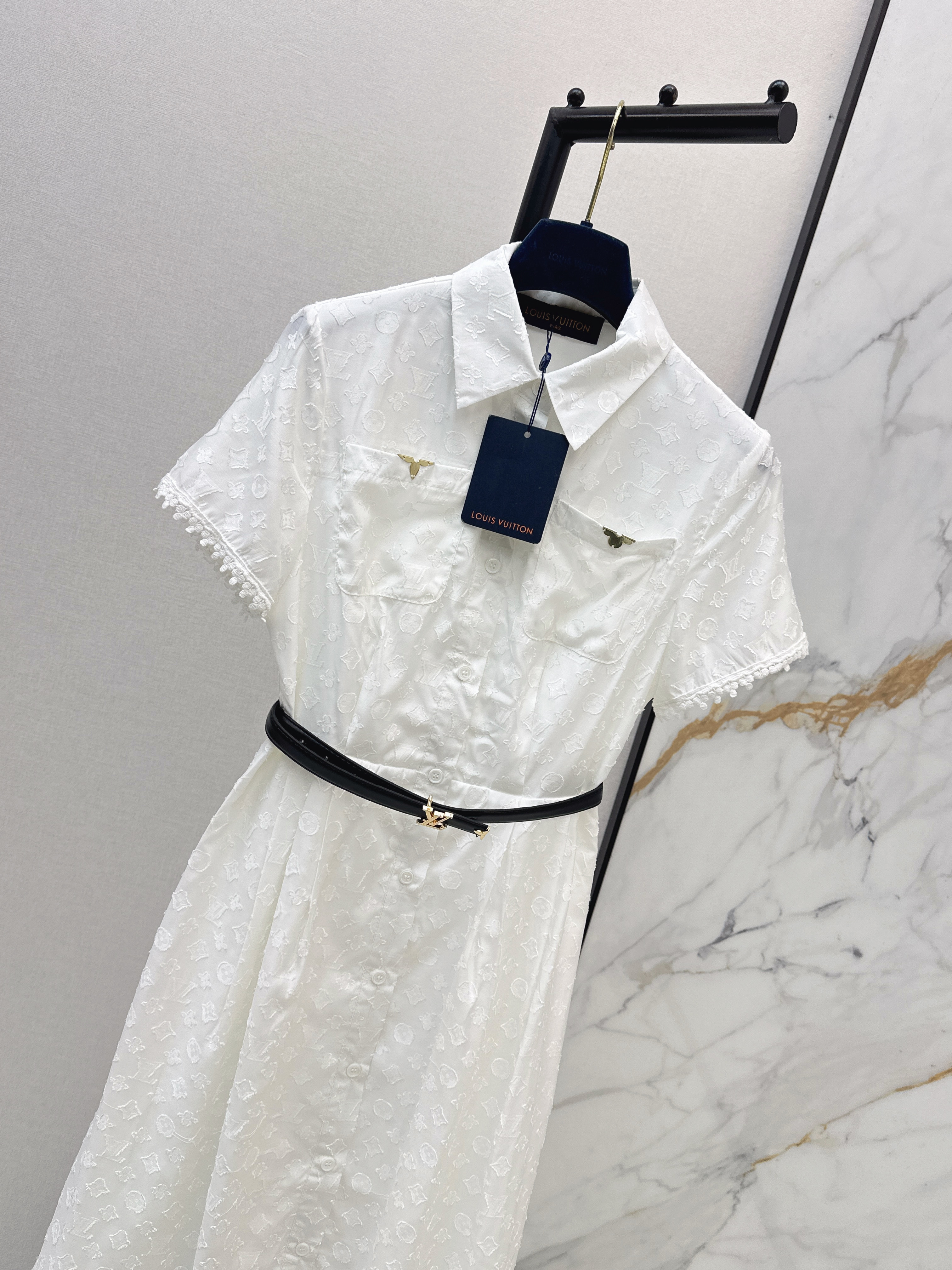 Loui 26ss jacquard dress