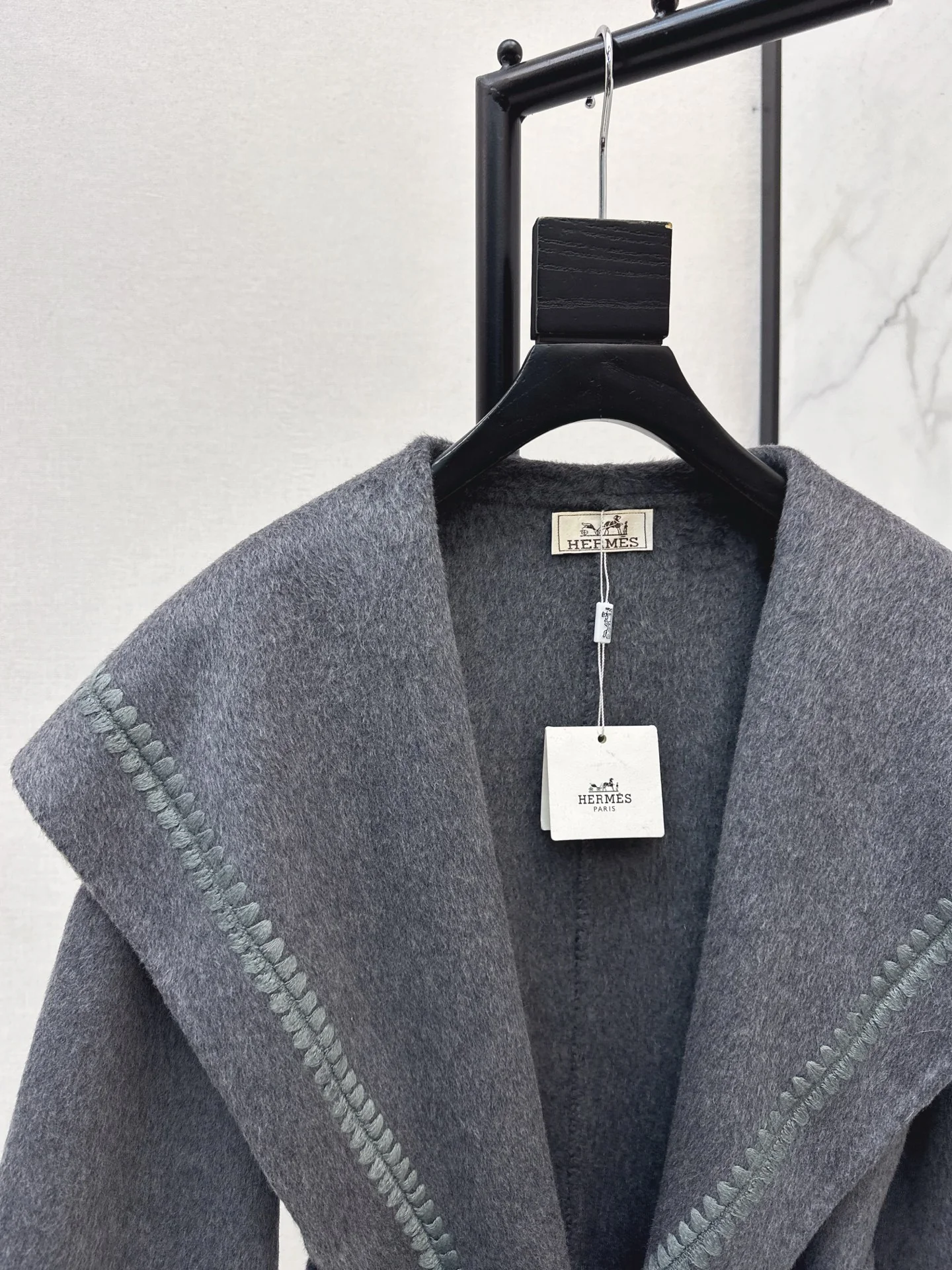 Herm 25fw woolen long overcoats