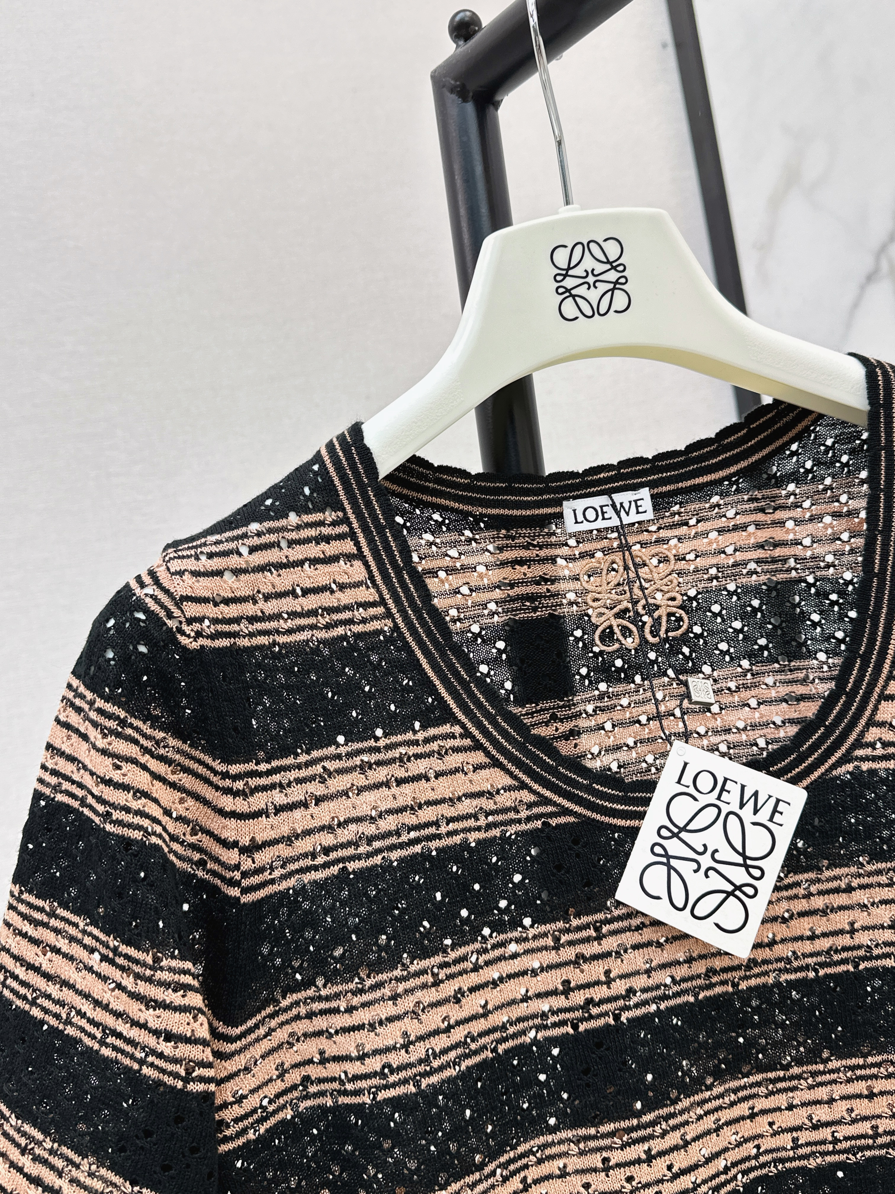 Loe 26ss stripe knitwear