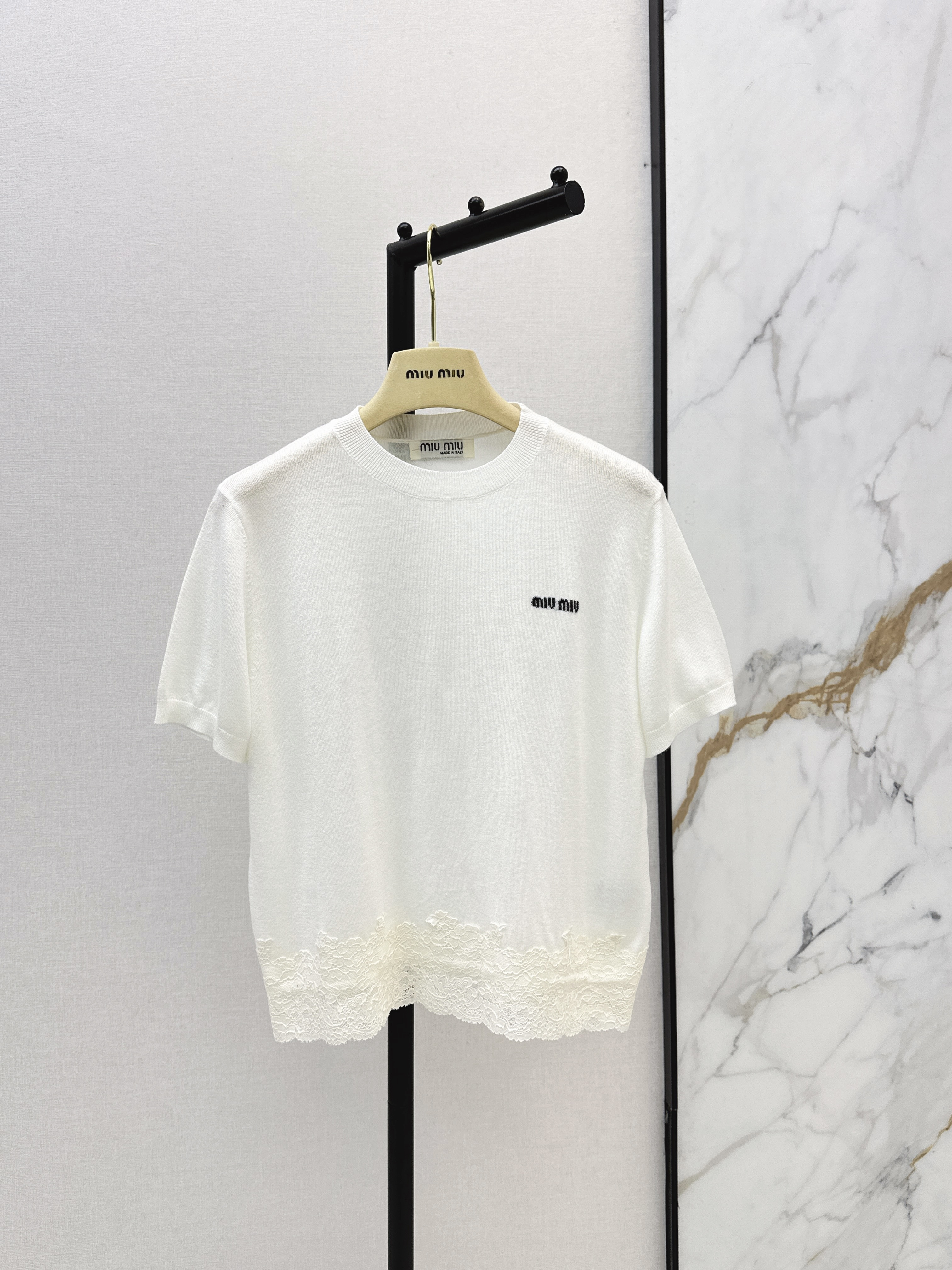 Miu 26ss contract lace knitwear