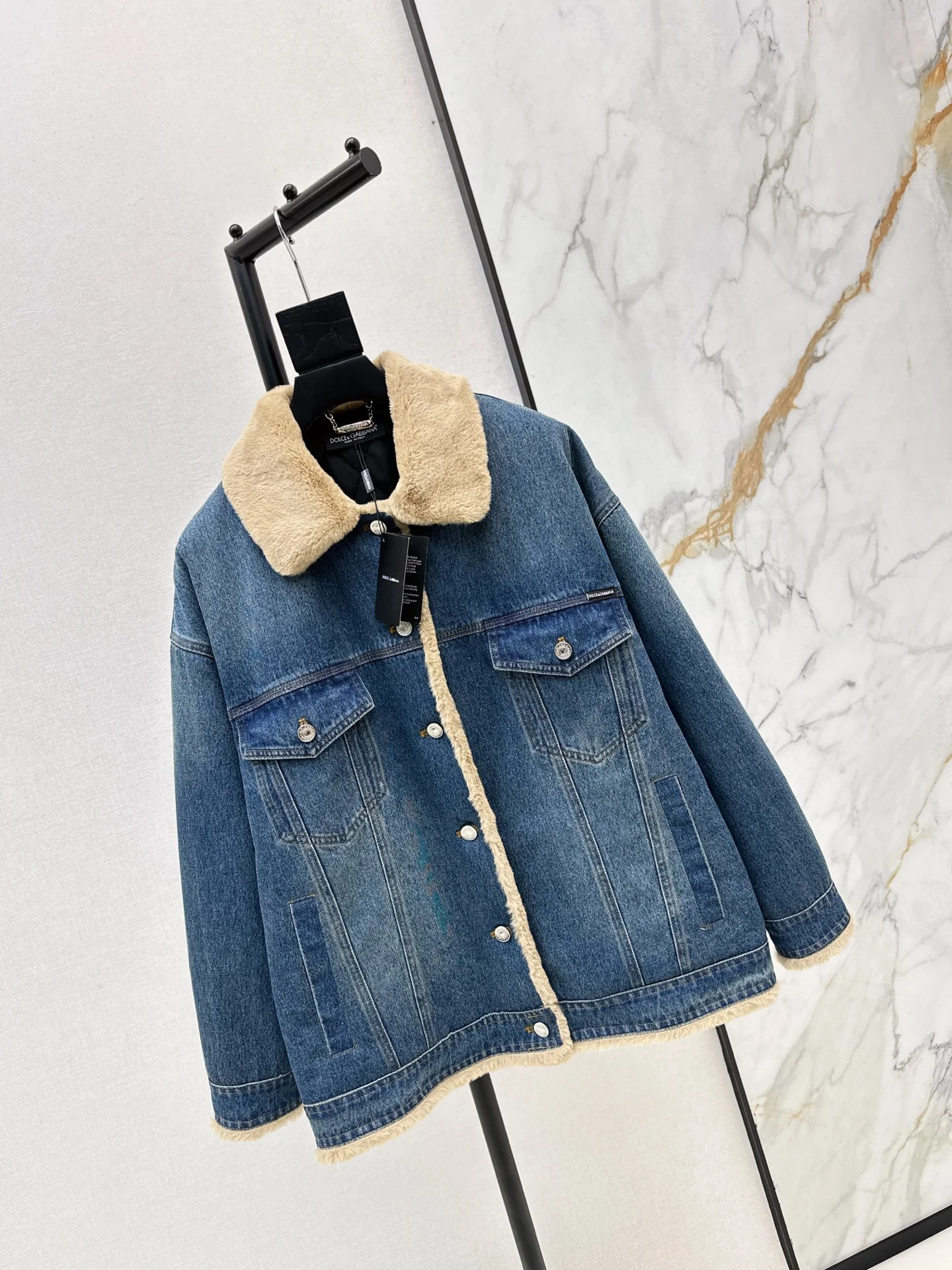 Ralp 25fw denim padded jacket
