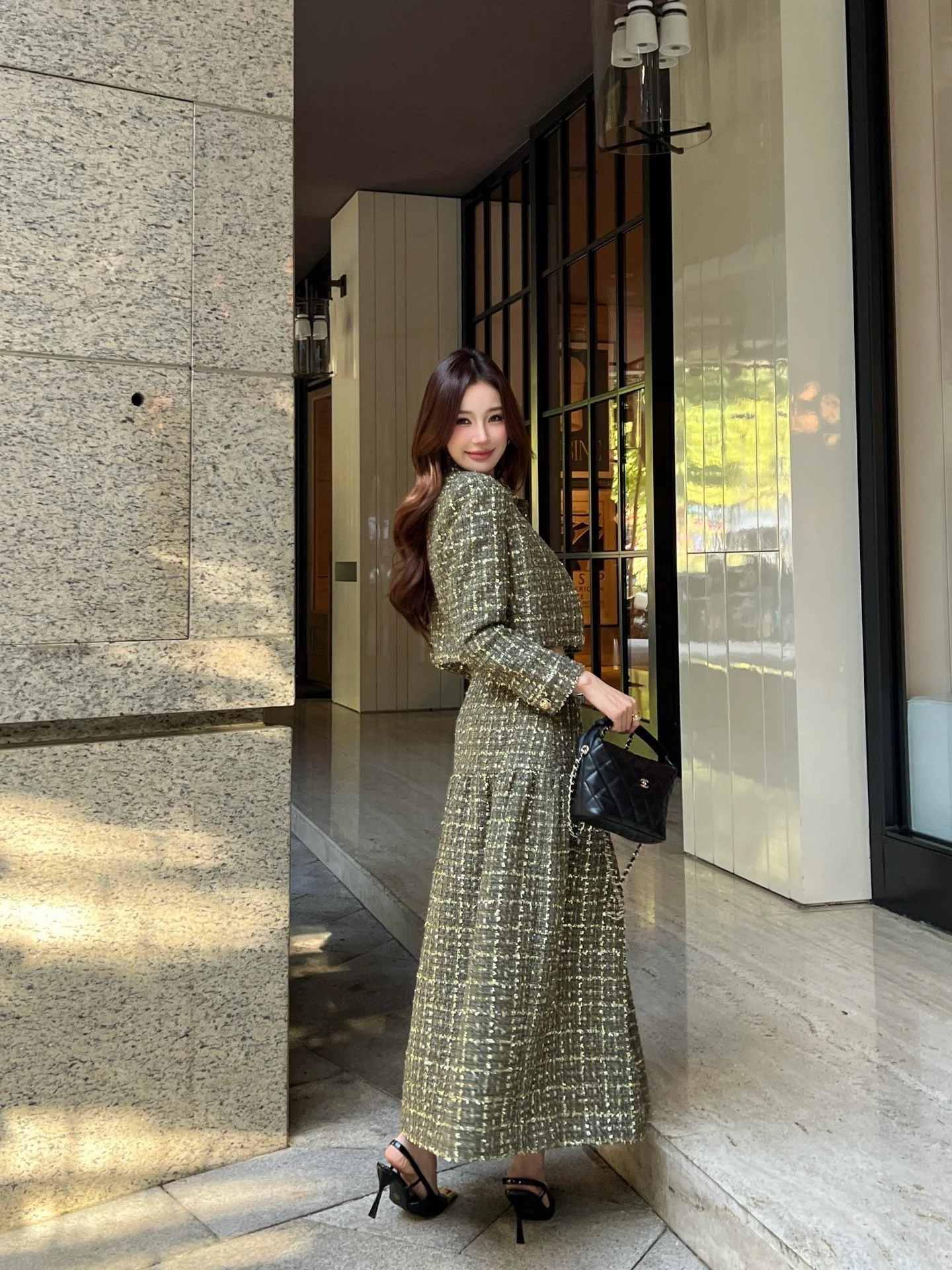 Chan 26ss woven skirts