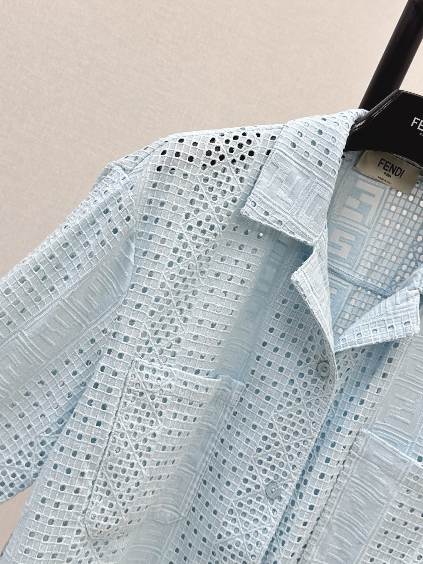 Fen 26ss hollow shirt