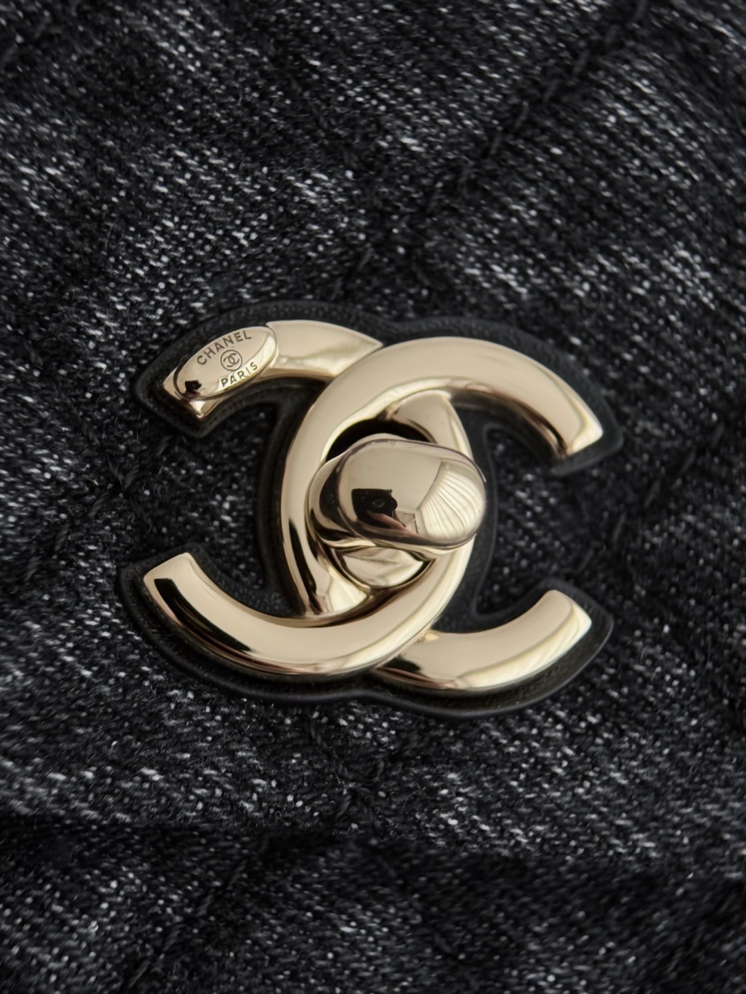 Chan 26P denim mini coco handle