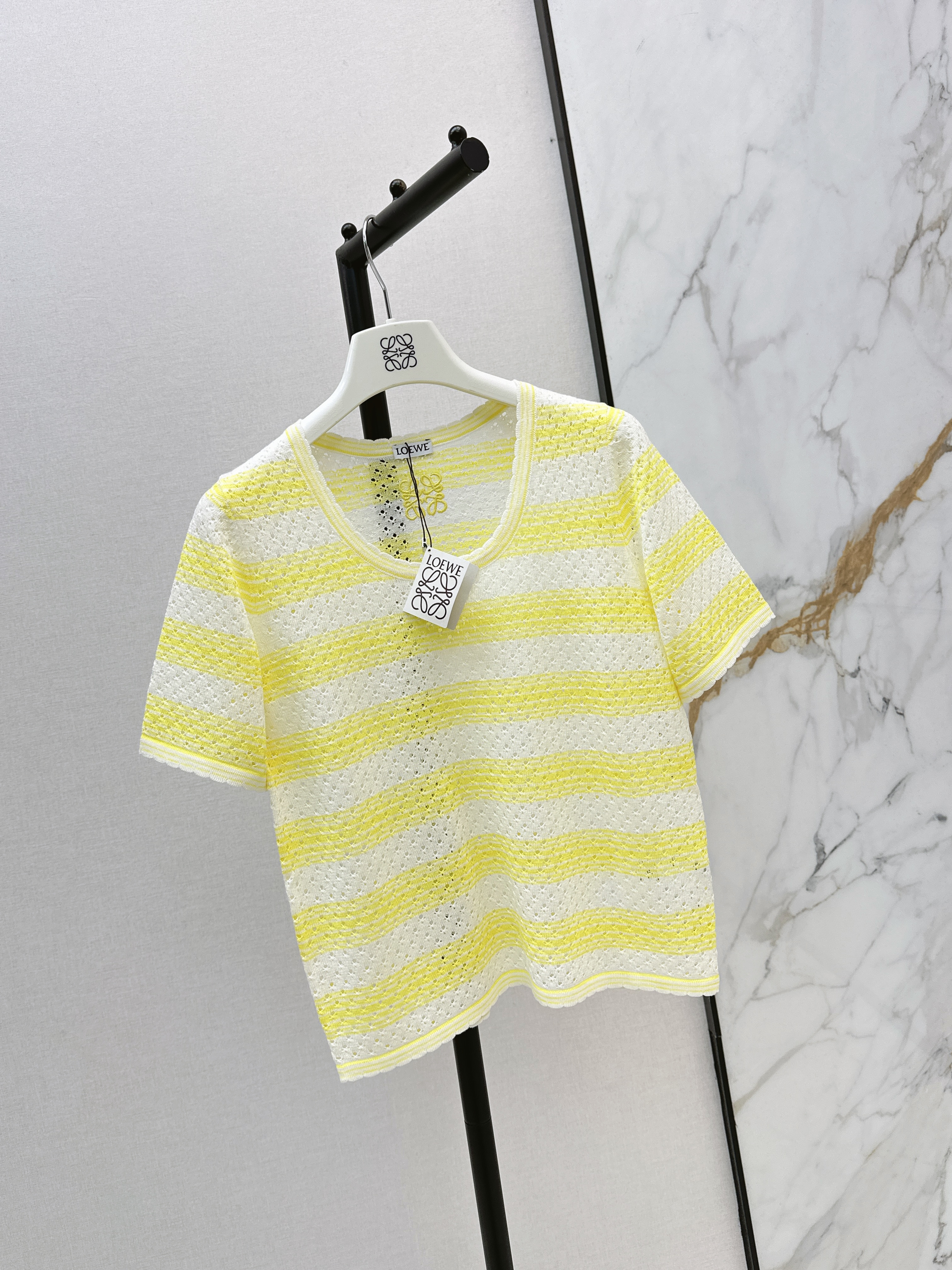 Loe 26ss stripe knitwear