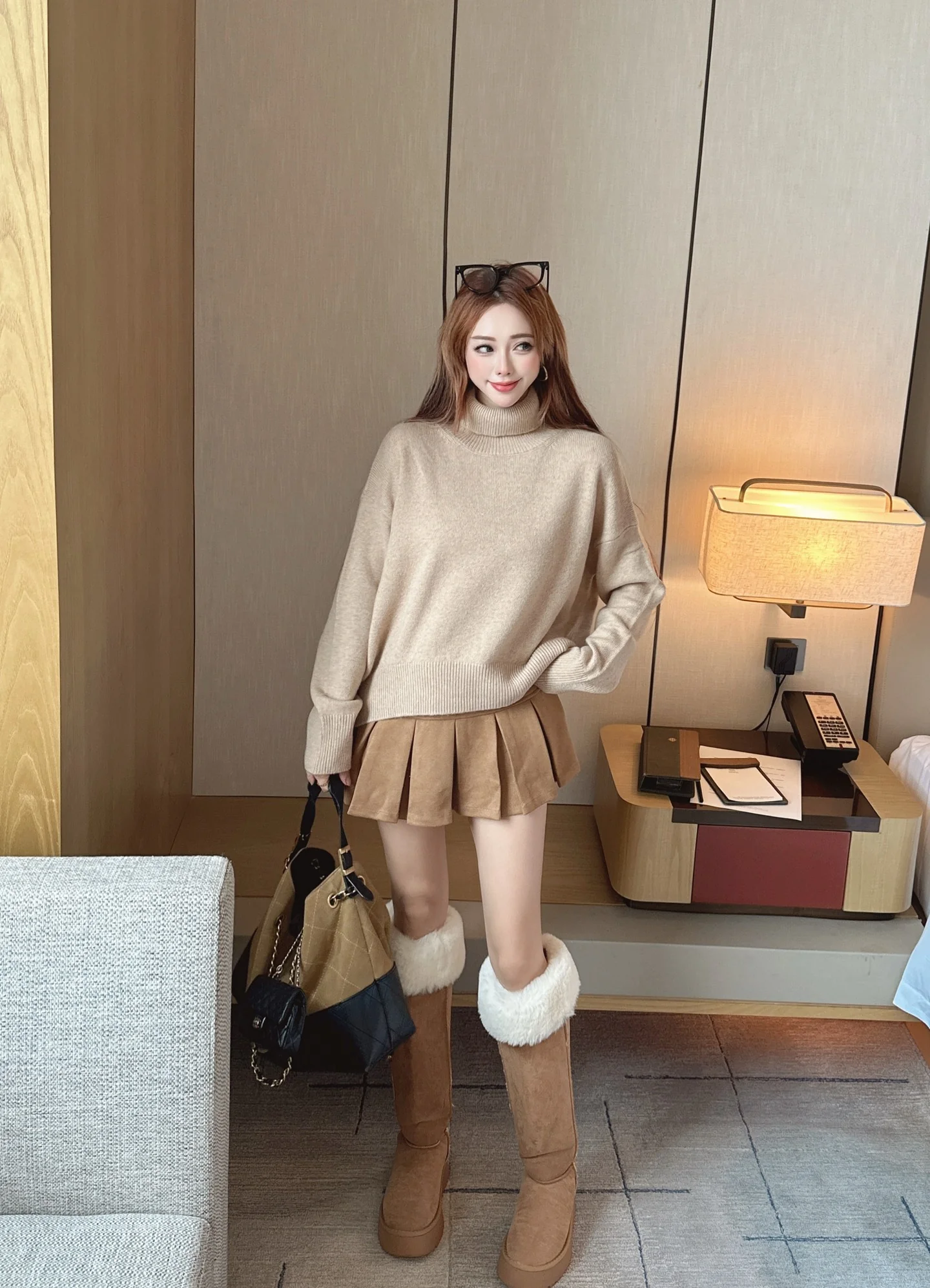 Celi 25fw turtleneck sweater