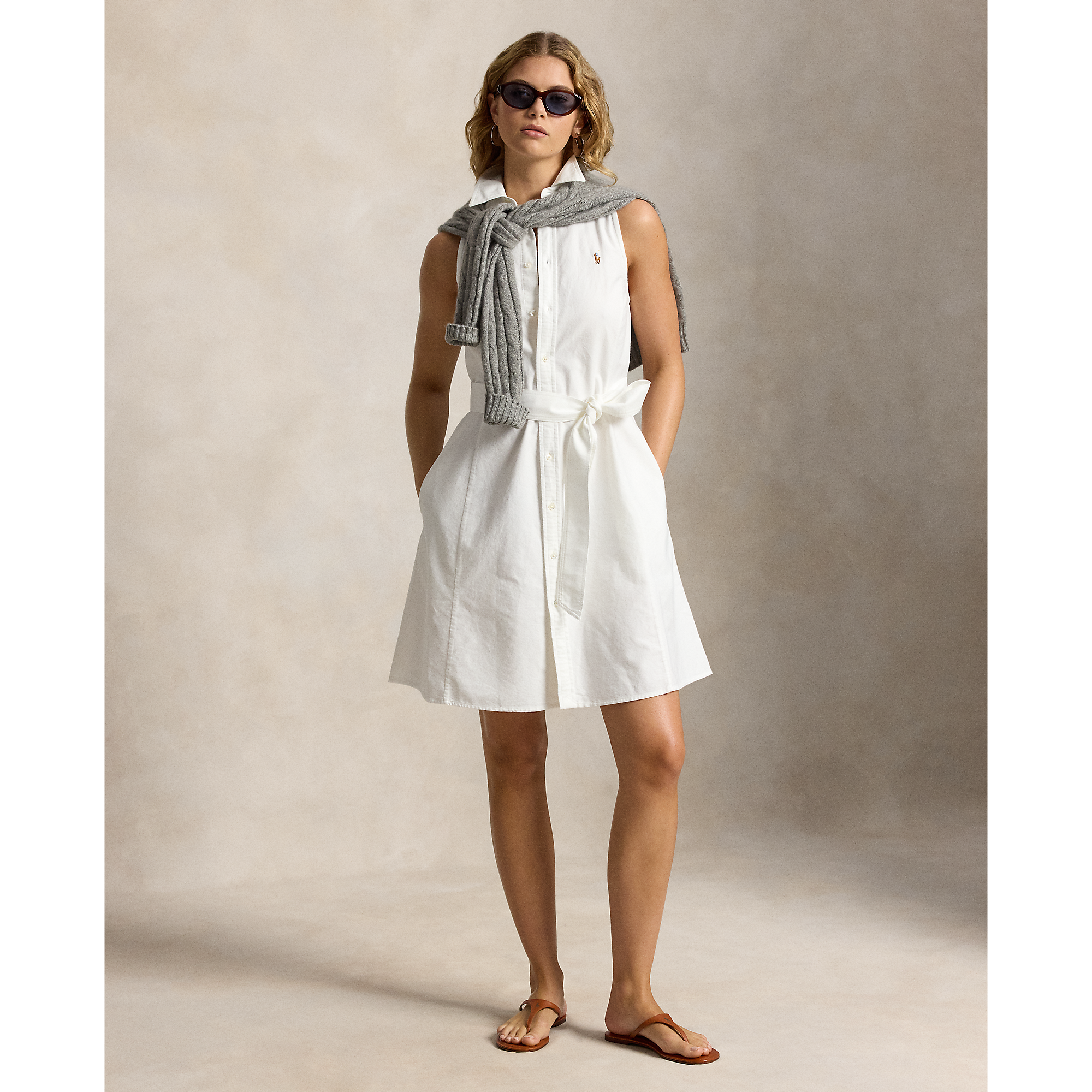 Ralp 26ss sleeveless shirt dress