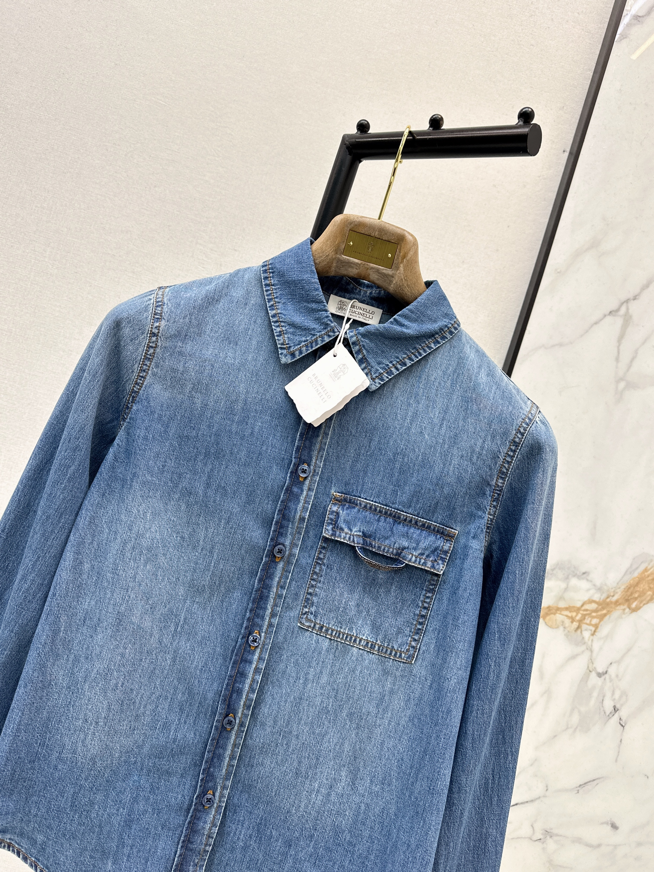 Brun 26ss denim shirt