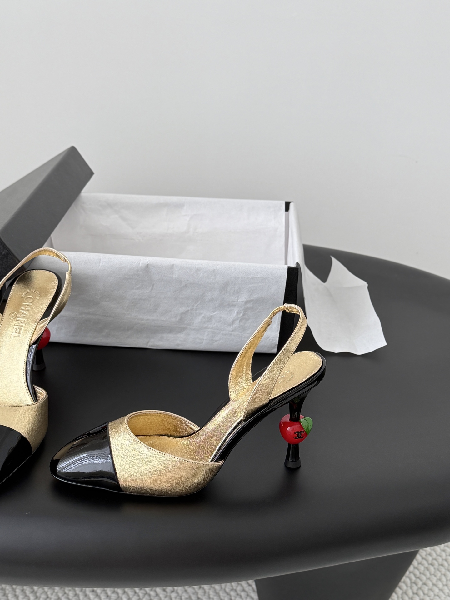 Chan 26A slingback heels