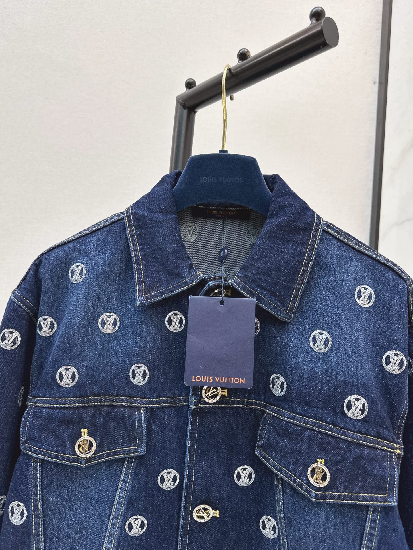Louis 25fw embroidery denim jacket