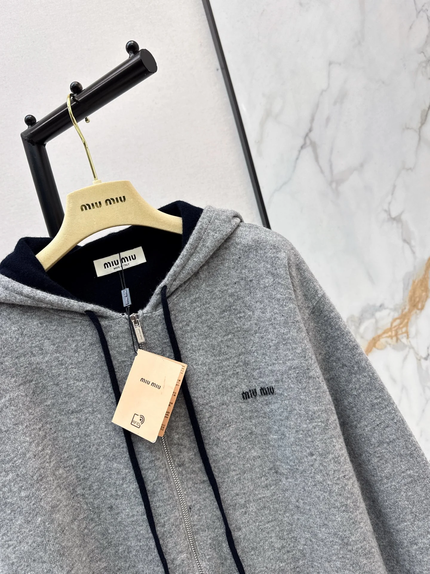 Miu 25fw cashmere jacket