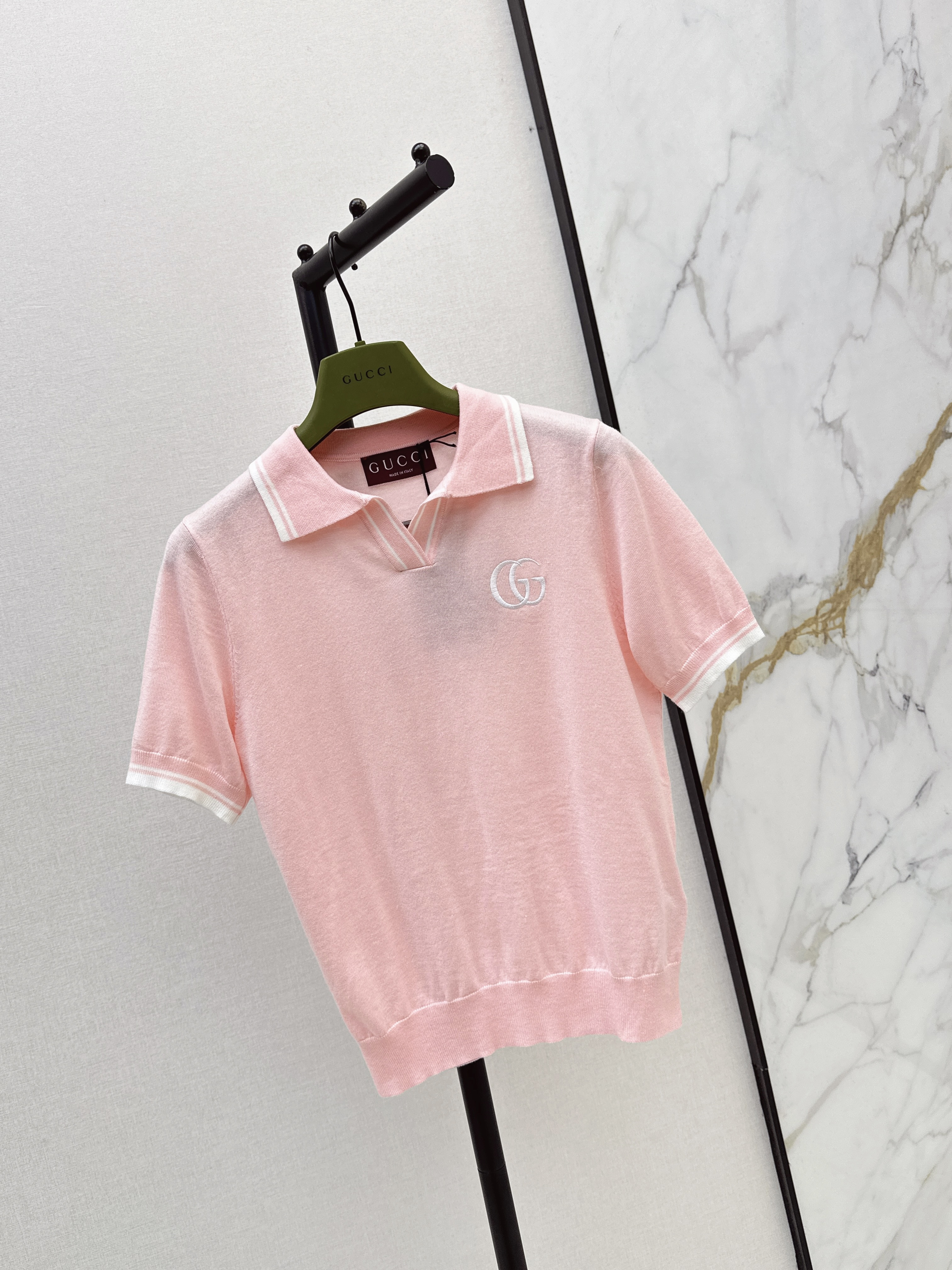 Guc 26ss embroidery knitwear