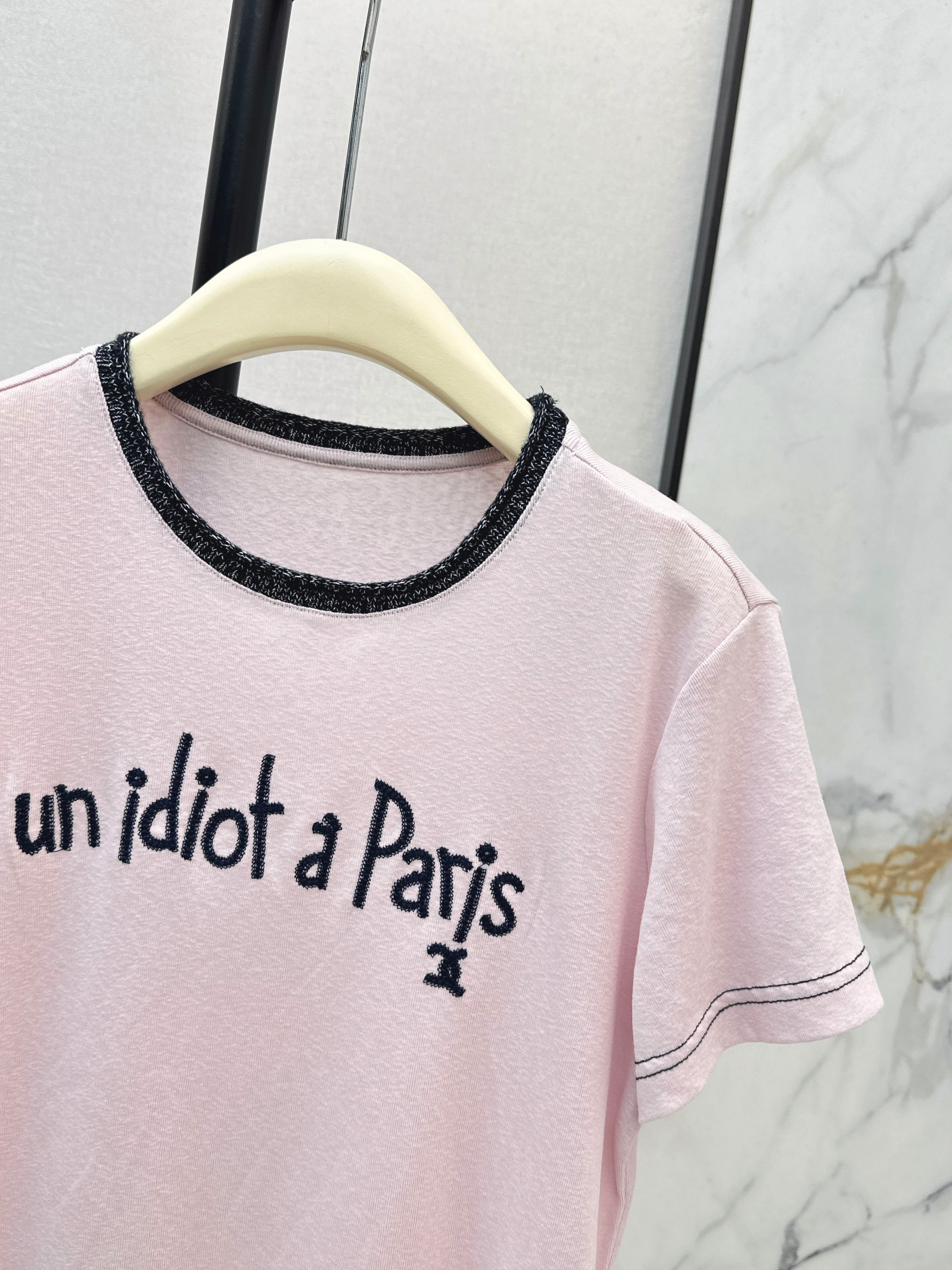 Chan 26ss embroidery t-shirts