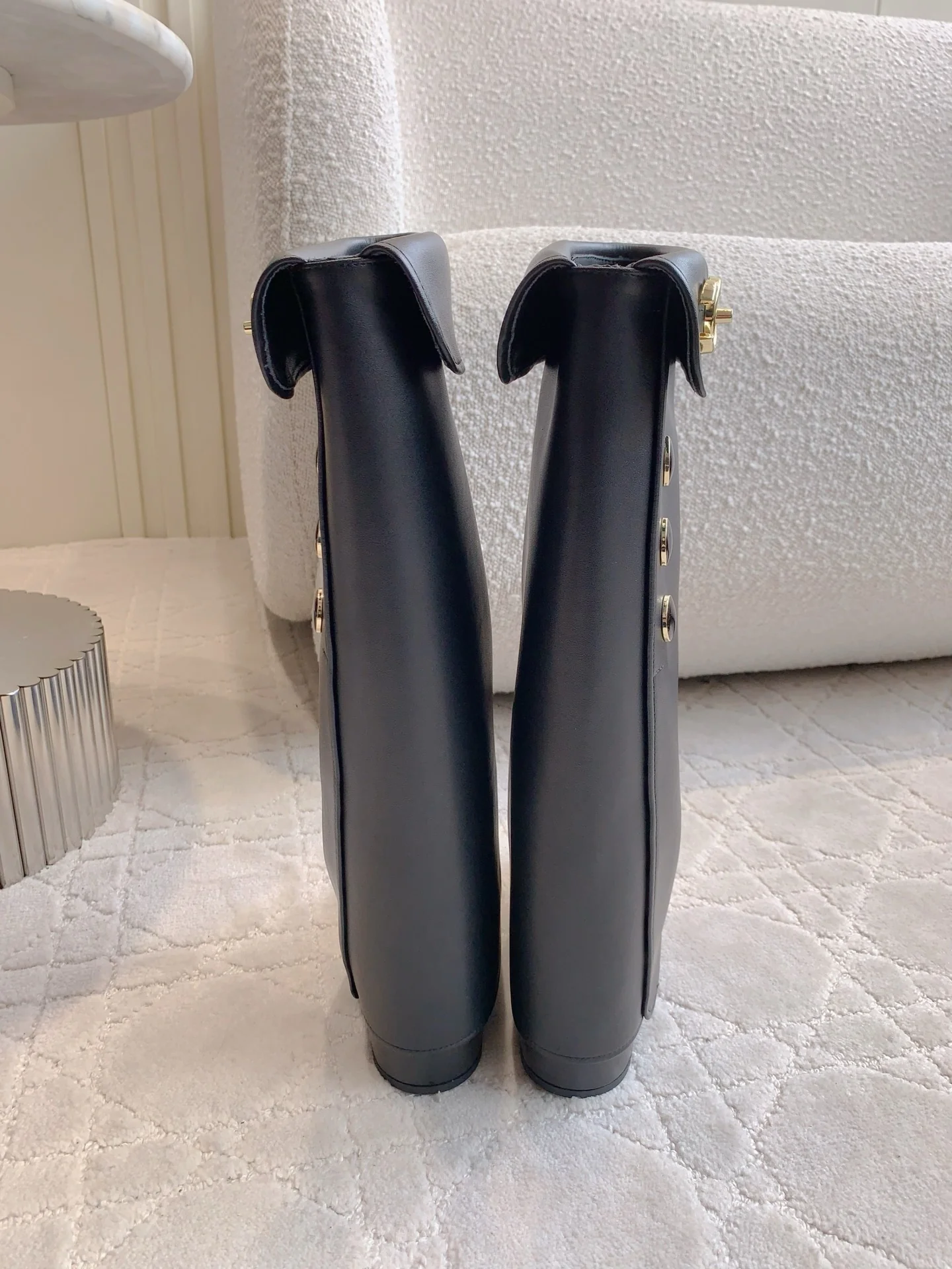 Chan 25fw cuff boots