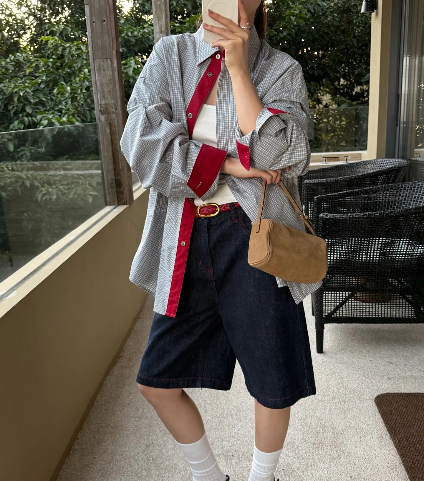 Prad 26ss check shirts