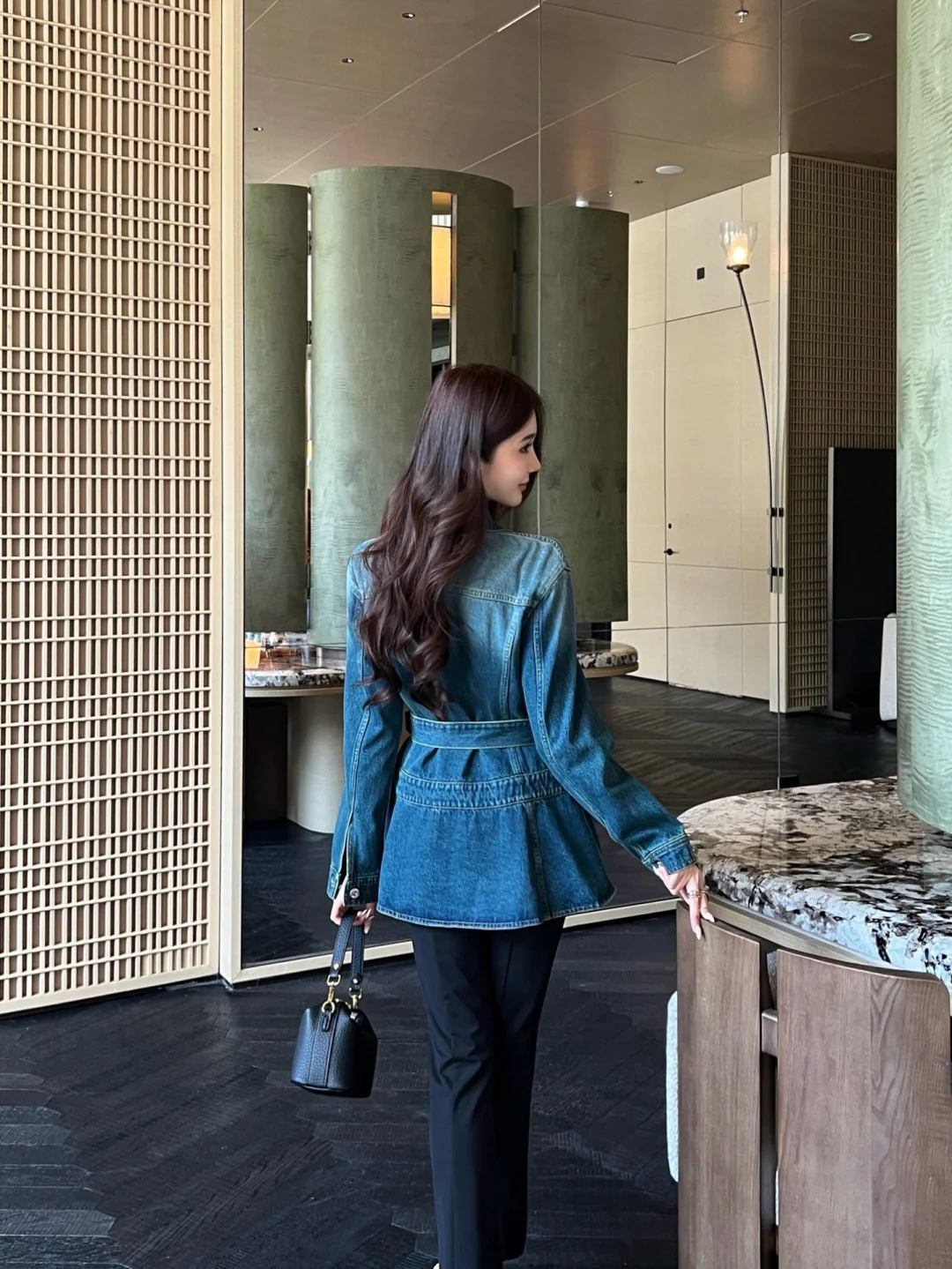 Loe 25fw denim jacket