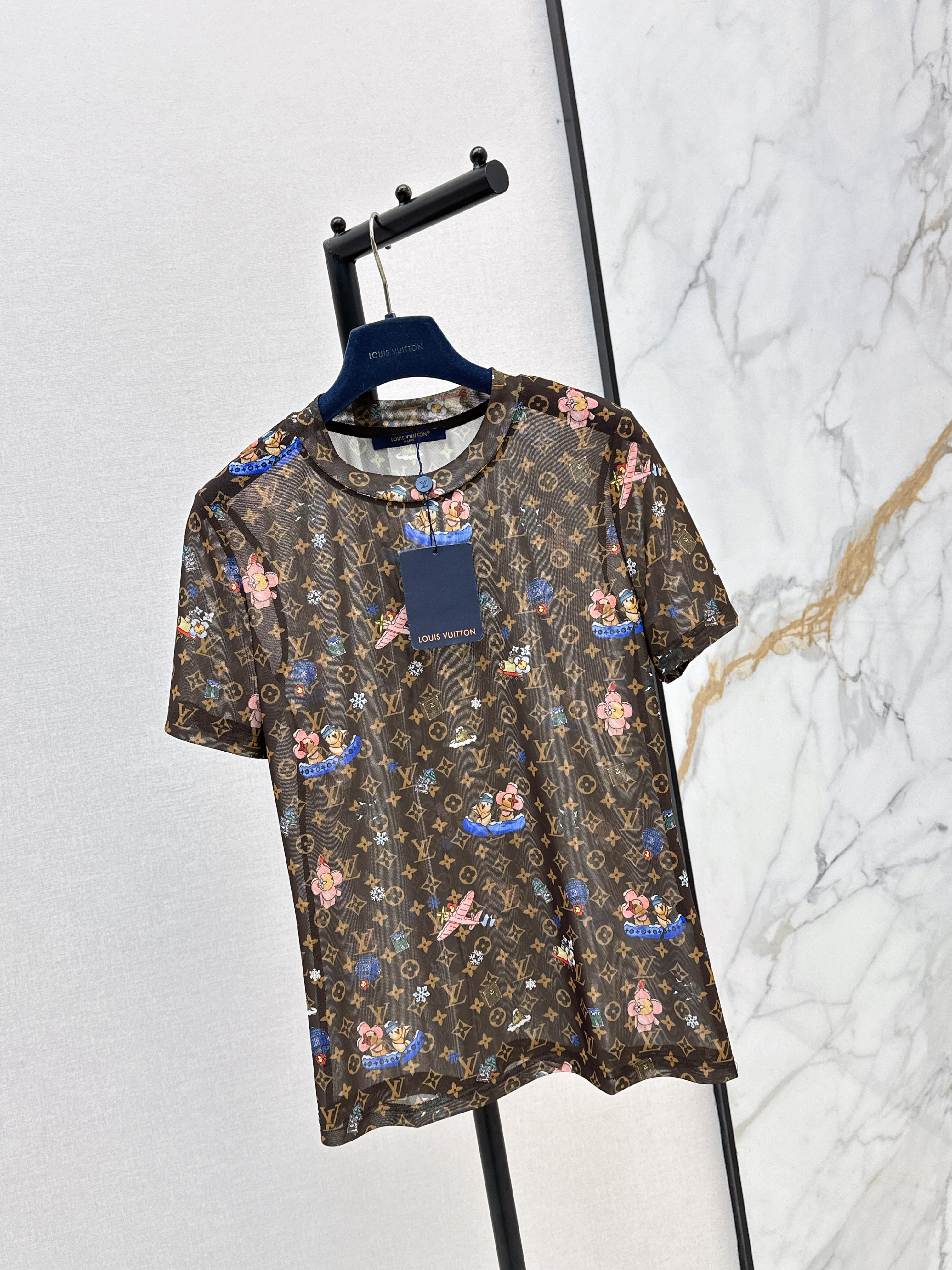 Loui 26ss print mesh top