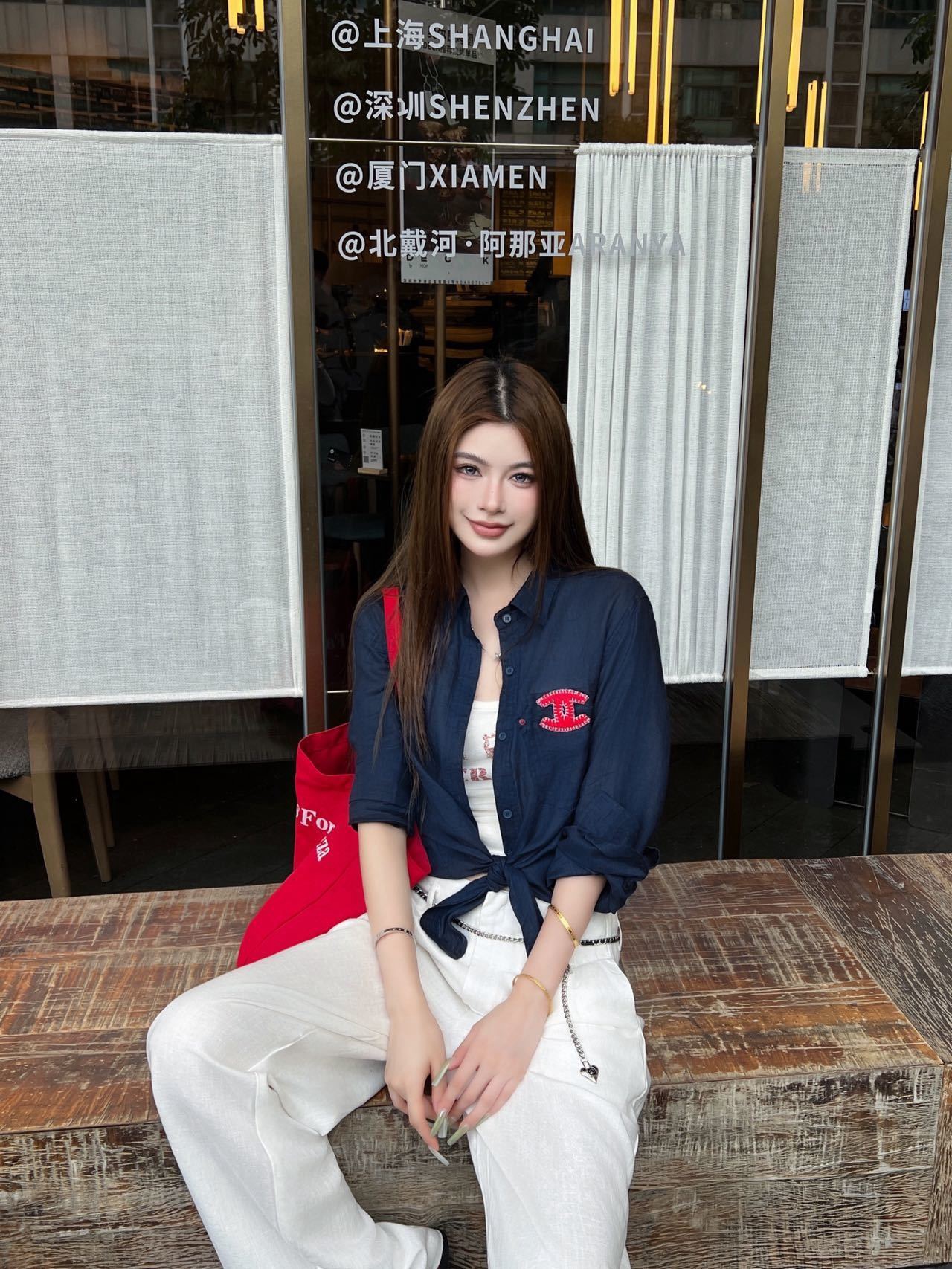 Chan 26ss embroidery shirt