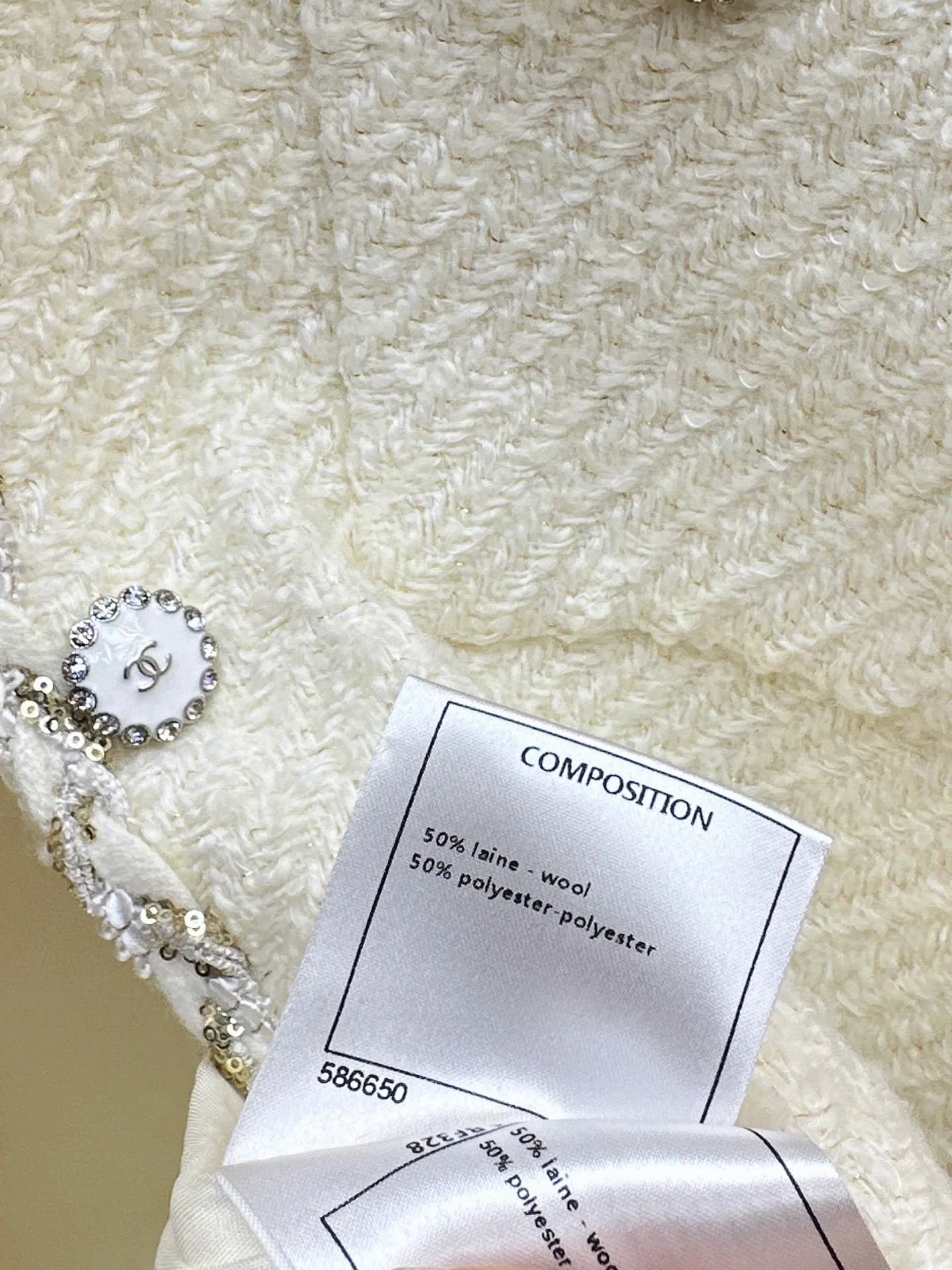 Chan 26ss woven tweed jacket