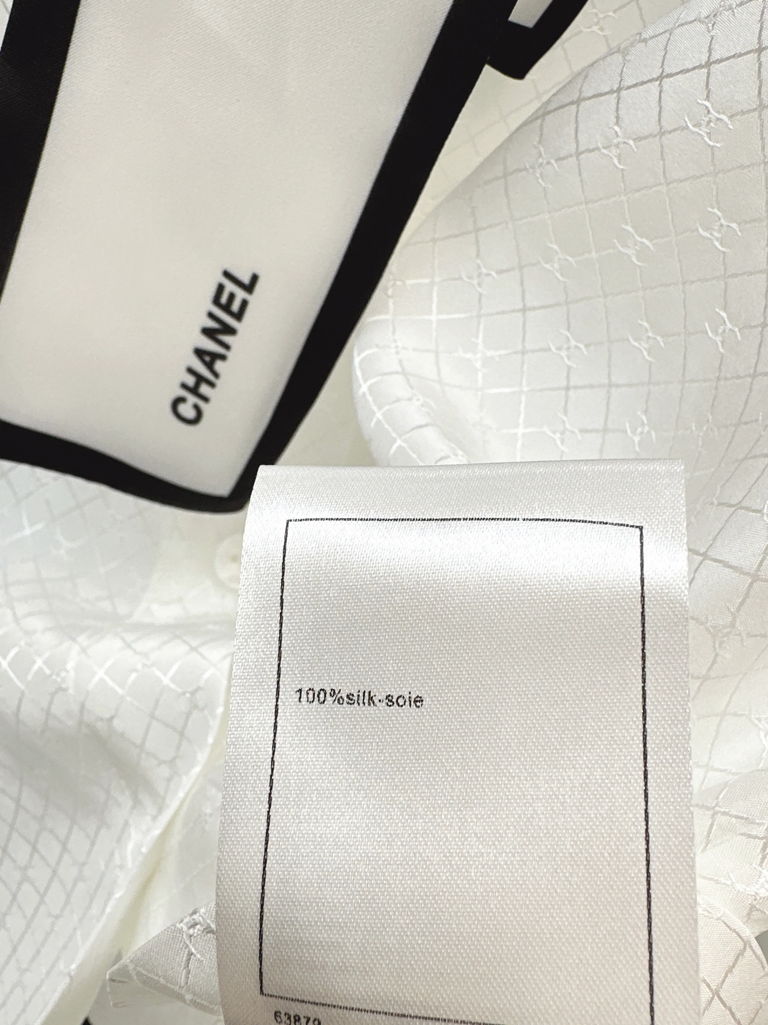 Chan 26ss silk tie-neck shirts