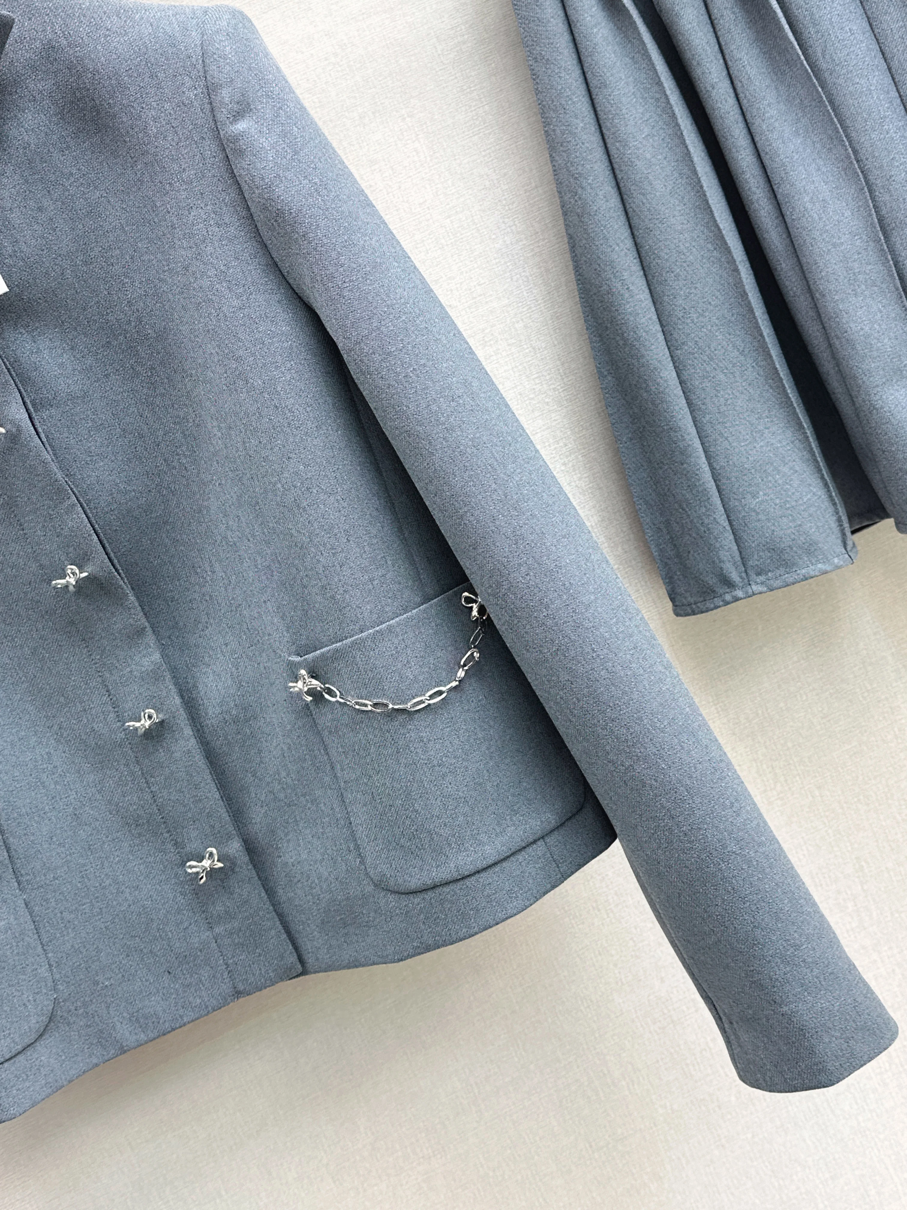 CD 26ss contrast stand-collar jacket