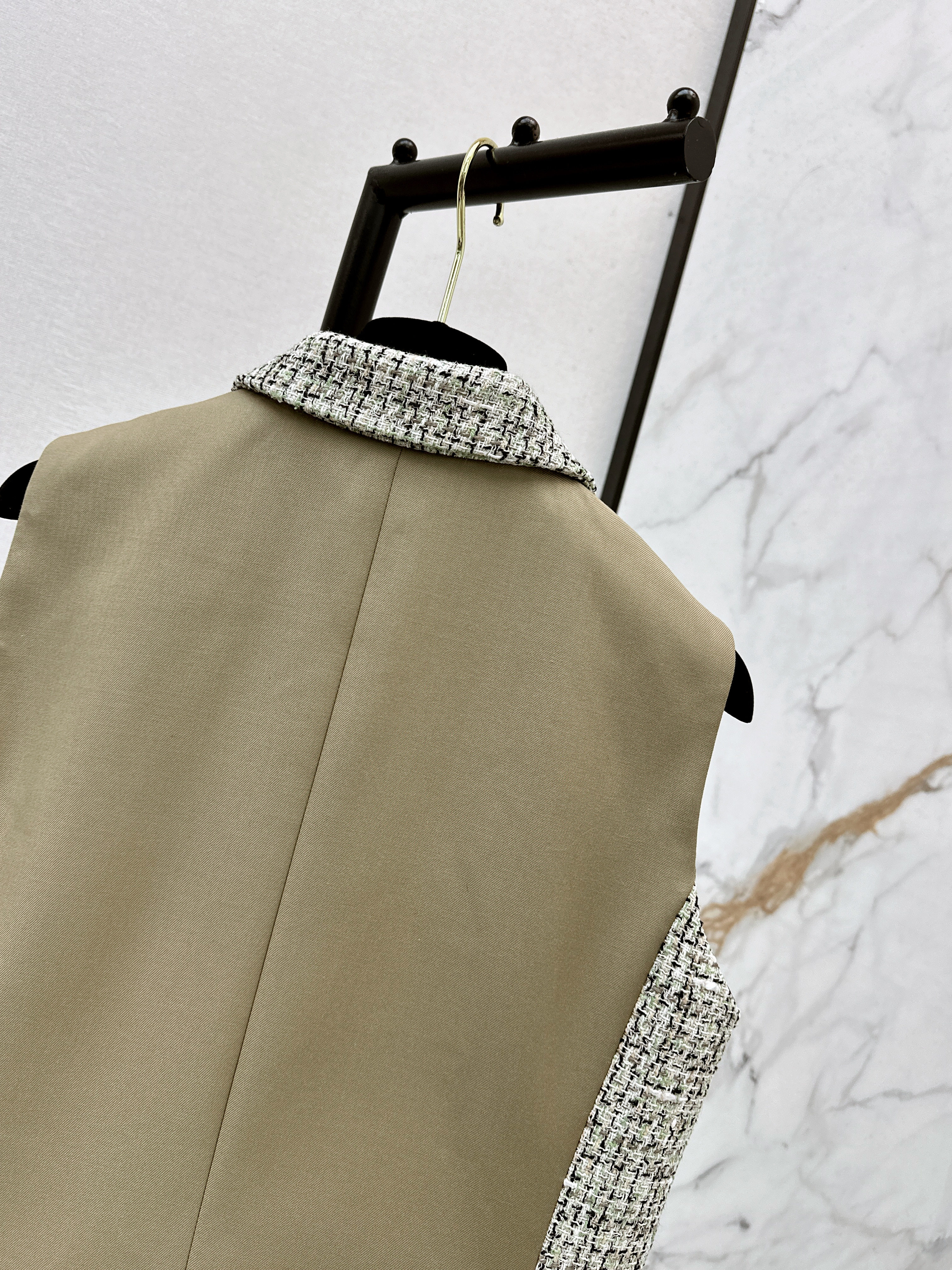 Chan 26ss woven waistcoat