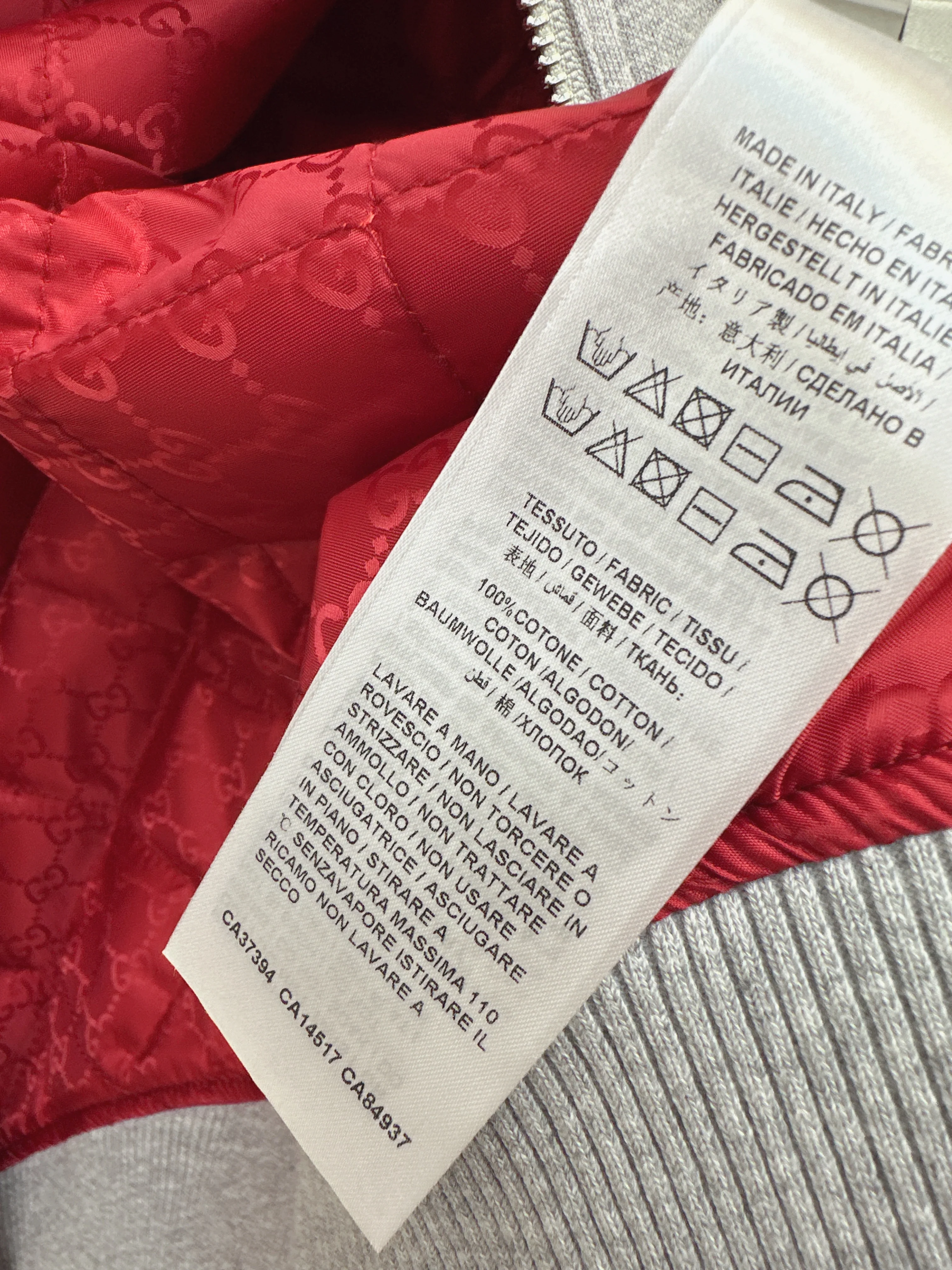 Gucc 26ss zipper jacket