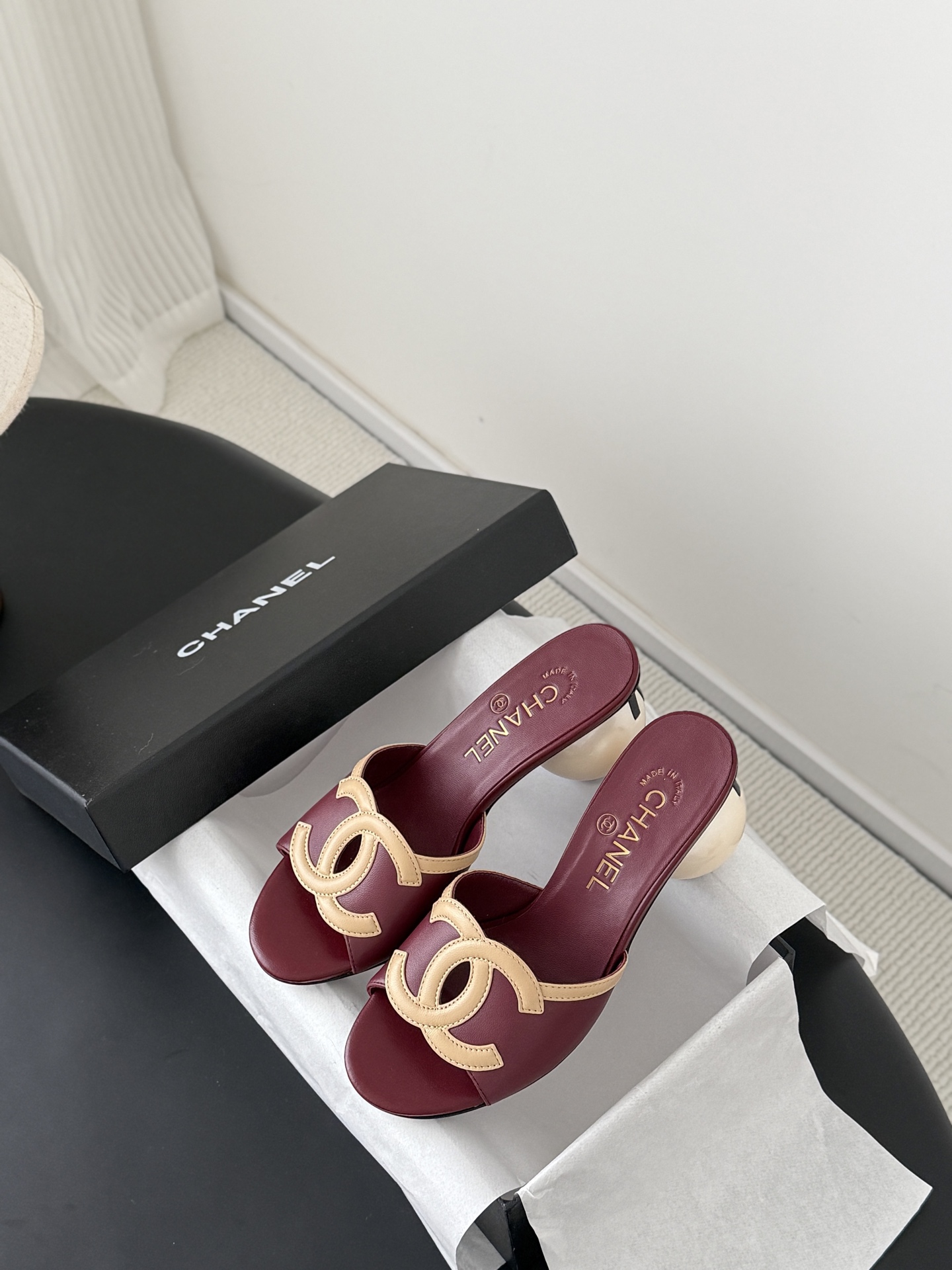 Chan 26p chunky heel