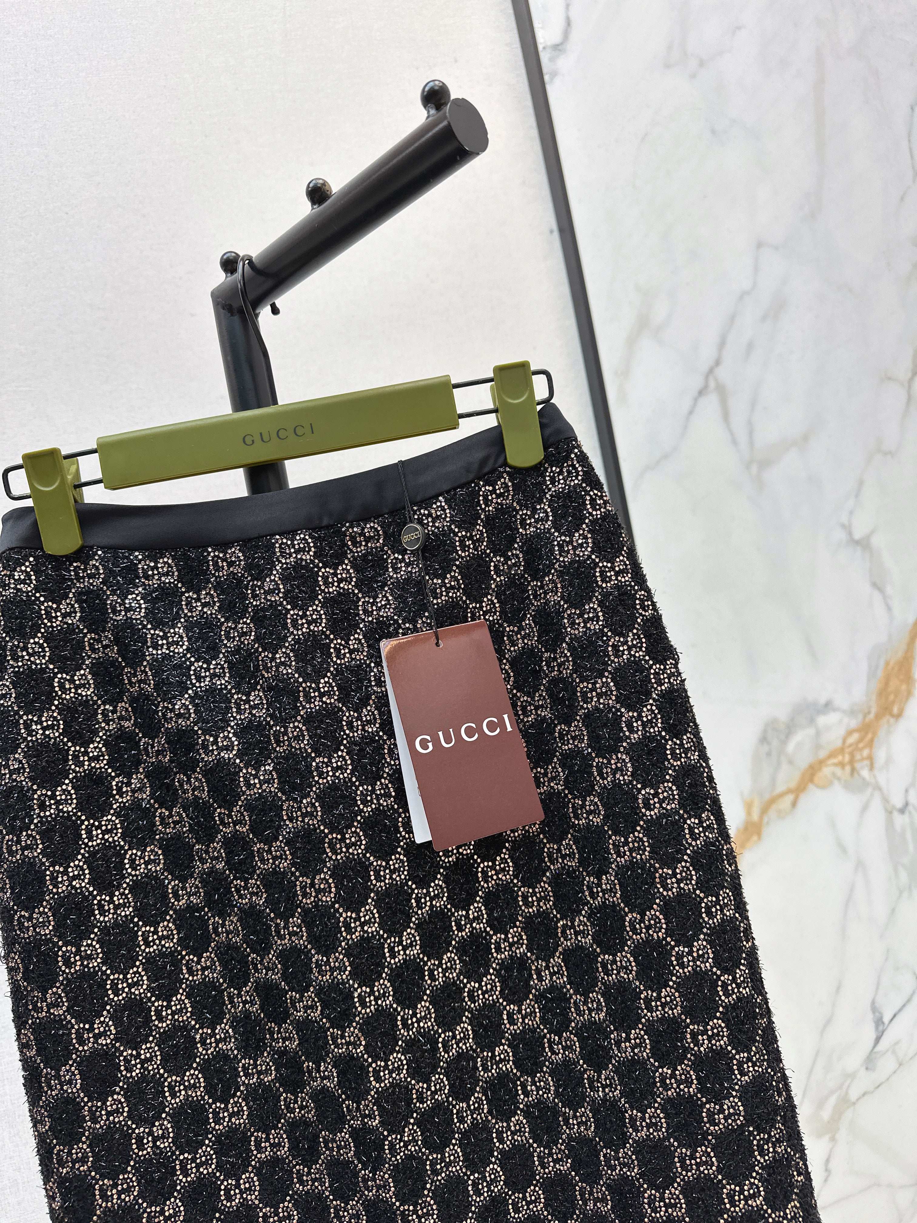 Gucc 26ss woven skirts