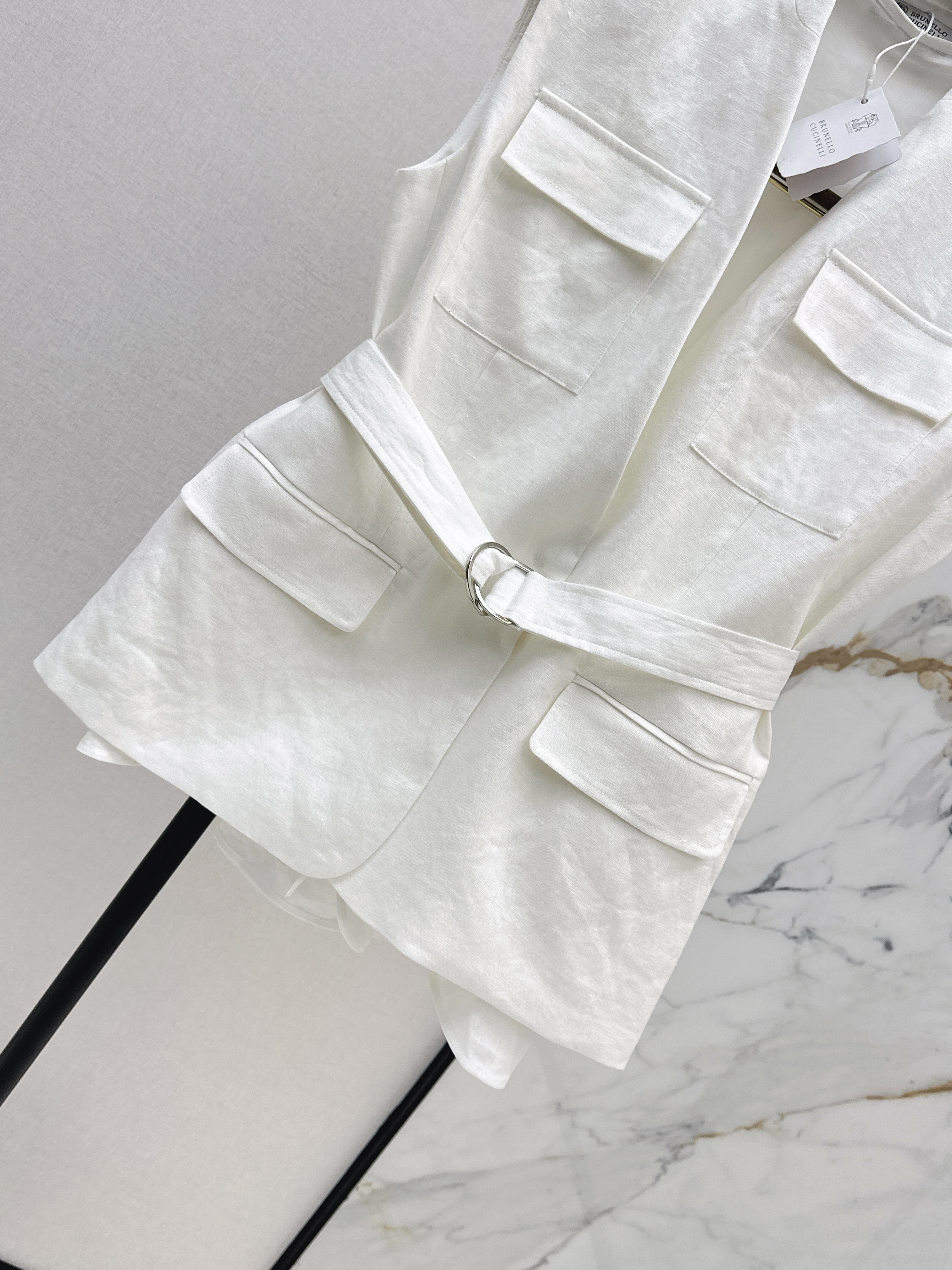 Brunello 26SS Layered Sleeveless Vest