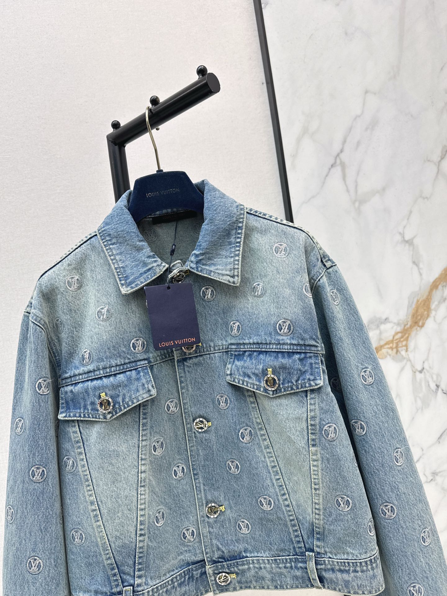 Louis 25fw embroidery denim jacket