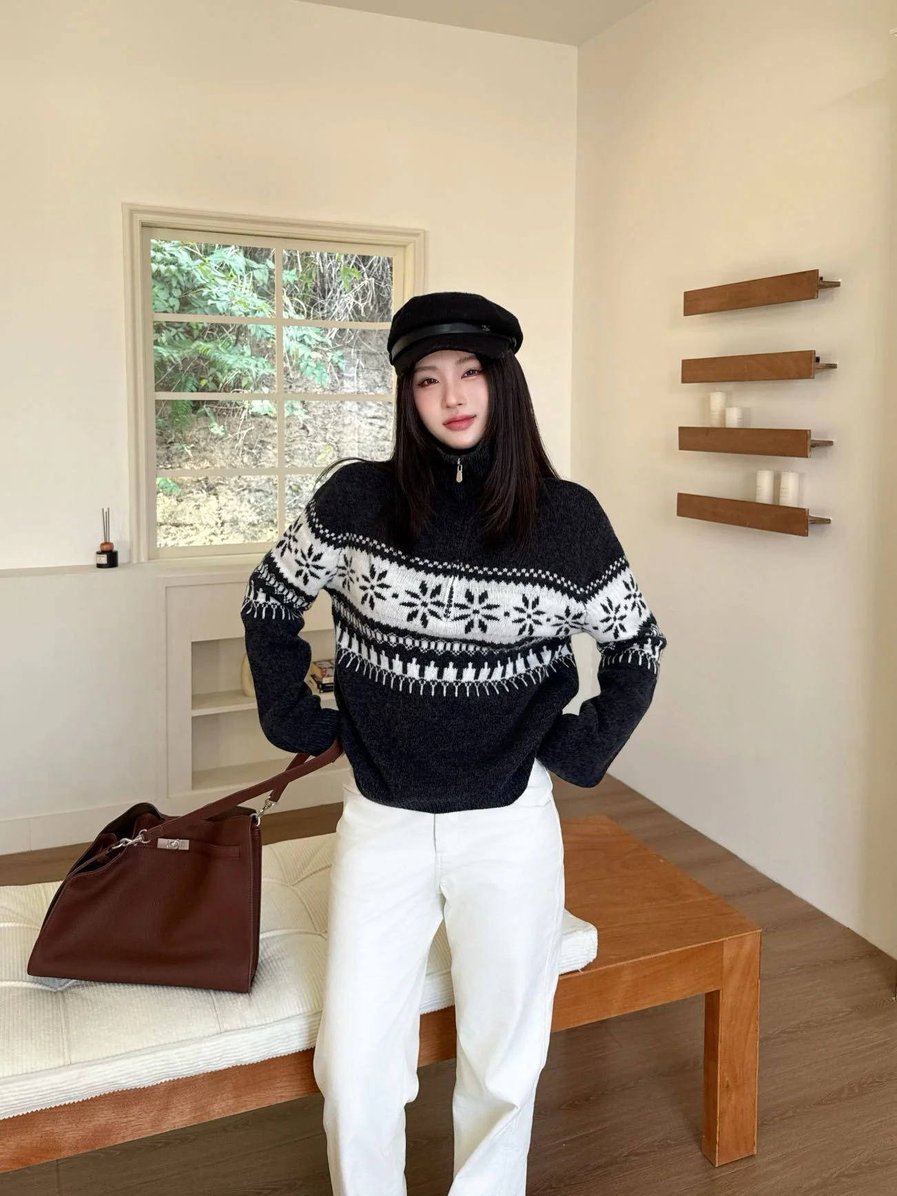 Ralp 26ss fair isle cardigan