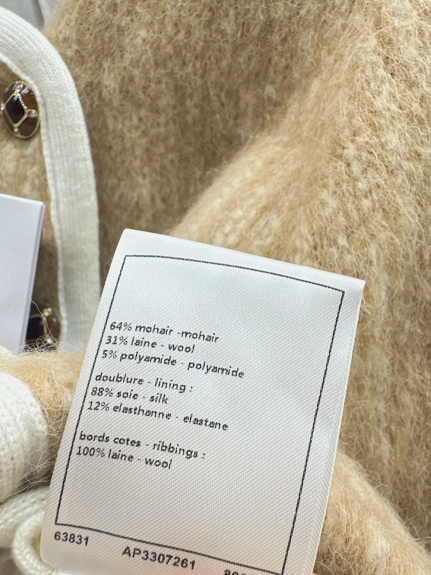 Chan 26ss woolen jacket skirts outfit sets