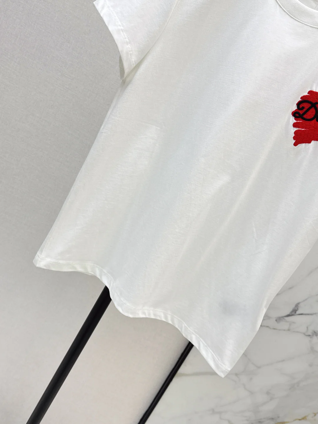 CD 26ss heart print t-shirts