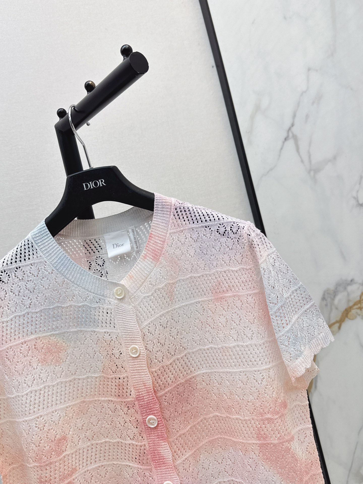 CD 26ss gradient knit cardigan