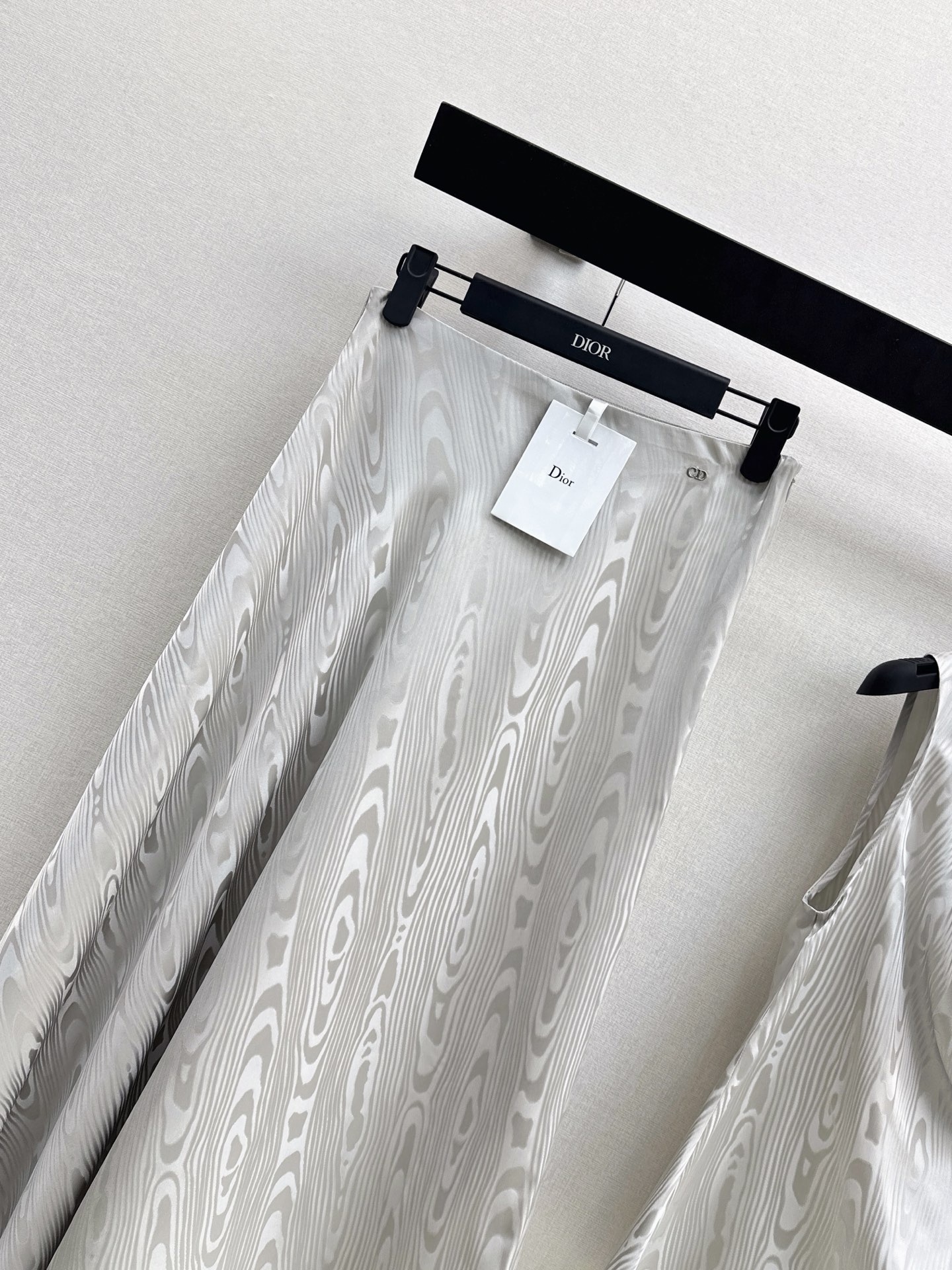 CD 26ss jacquard silk skirt