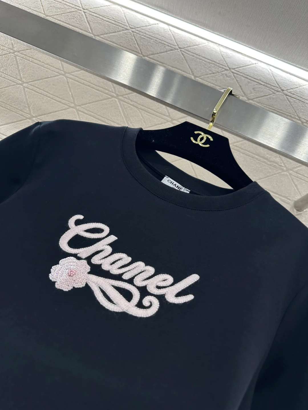 Chan 26ss beading t-shirts