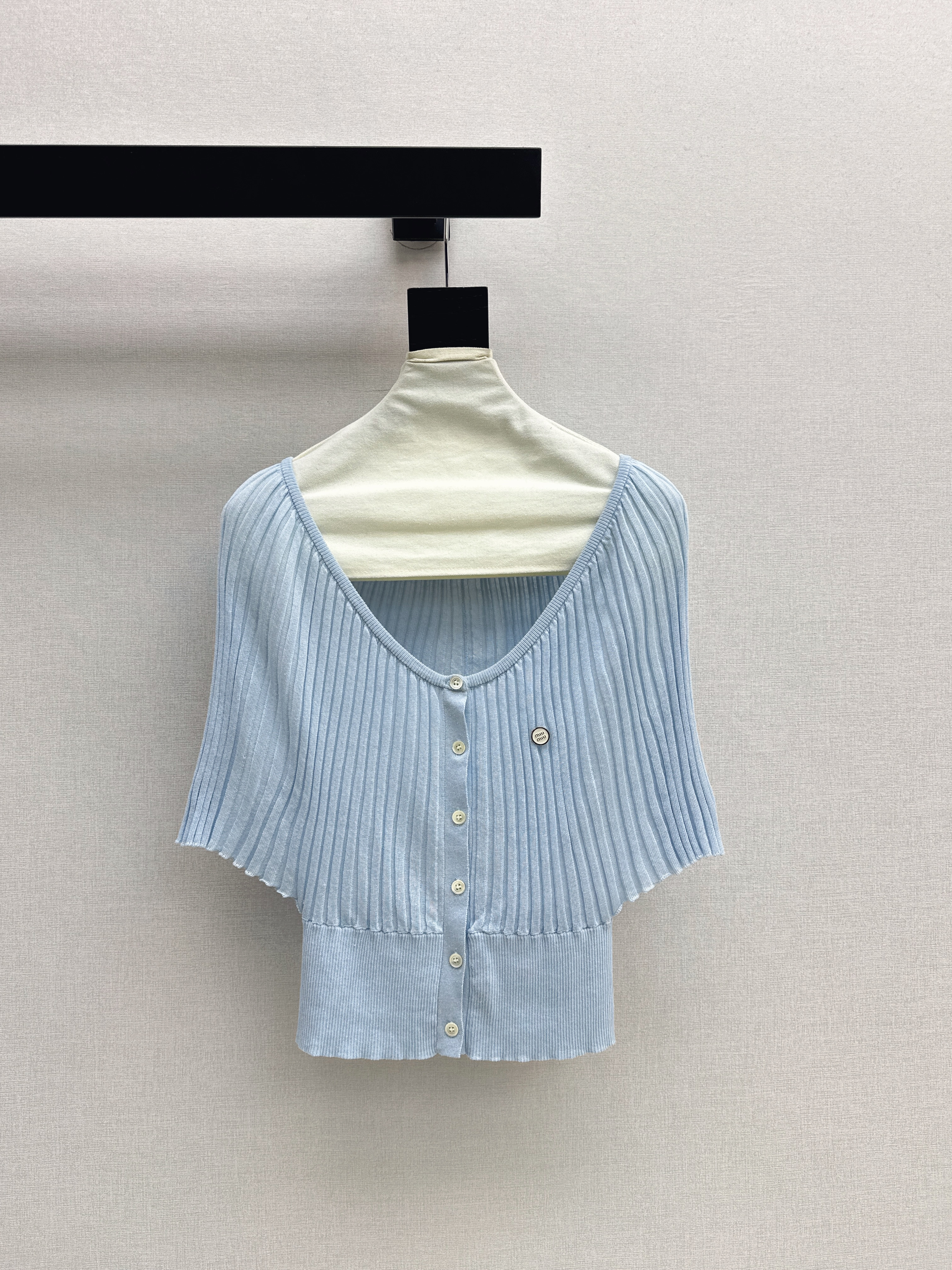 Miu 26SS Knit Cardigan Top
