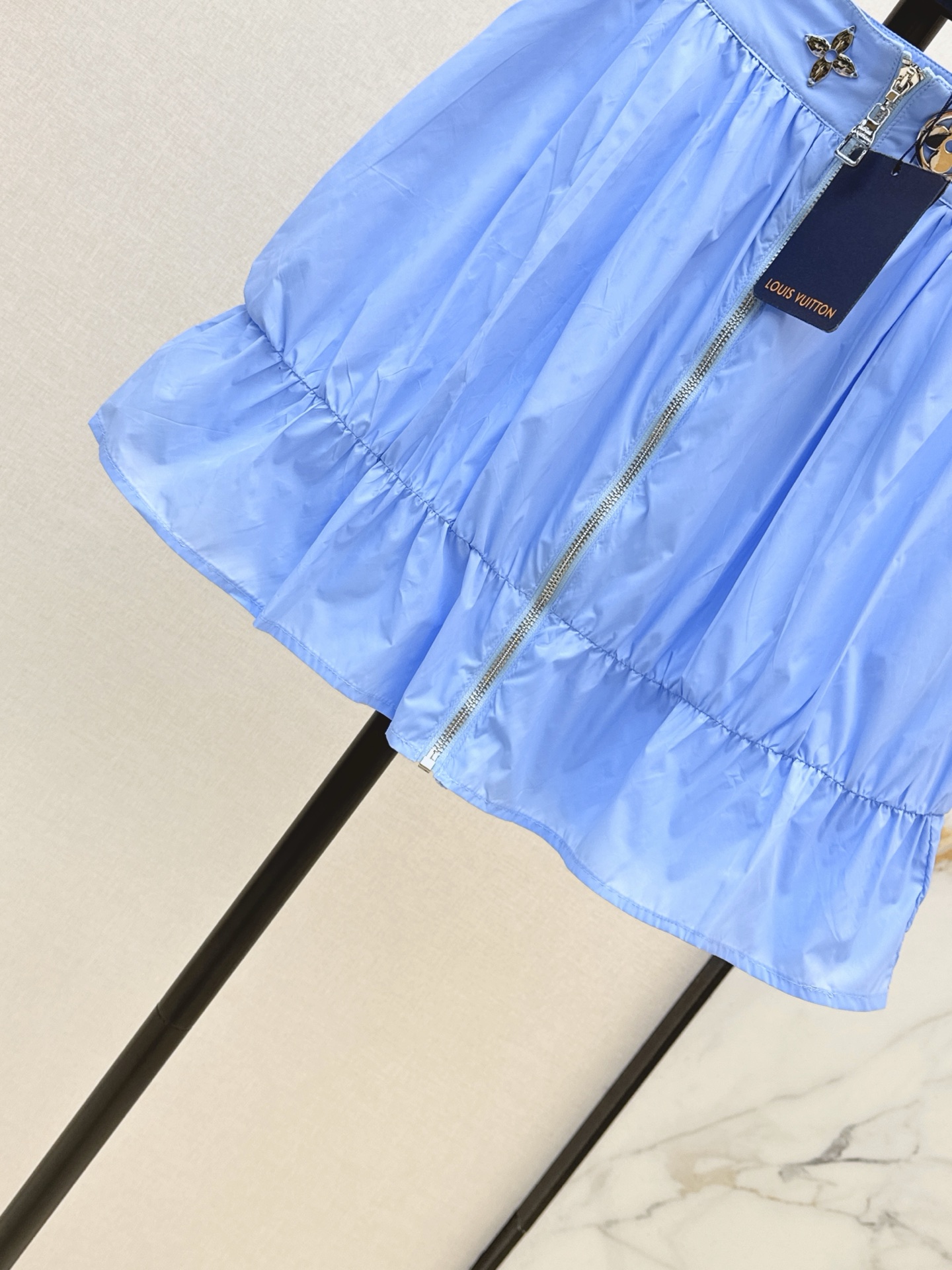 Loui 26ss zip-up skirt