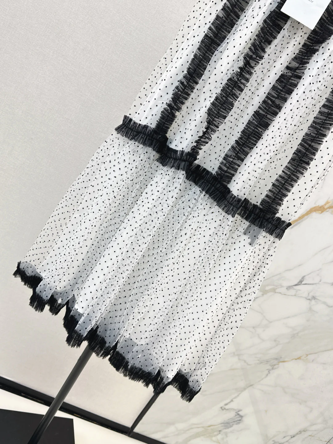 CD 26ss polka dot mesh skirts