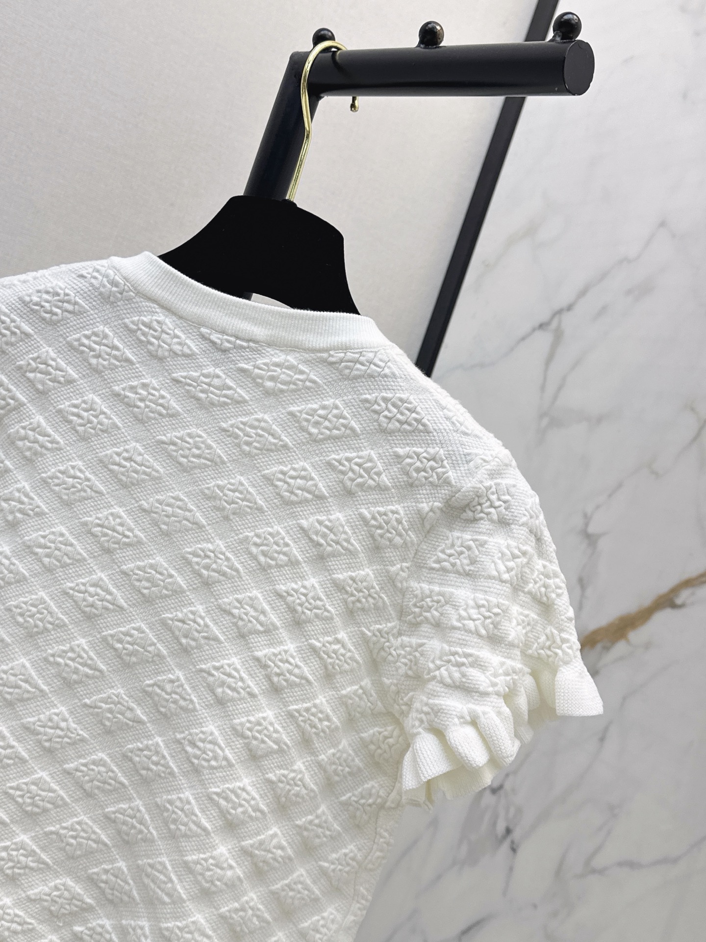 Chan 26ss jacquard knit cardigan