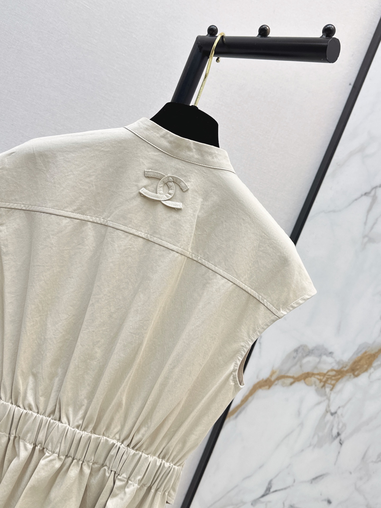 Chan 26ss sleeveless denim dress