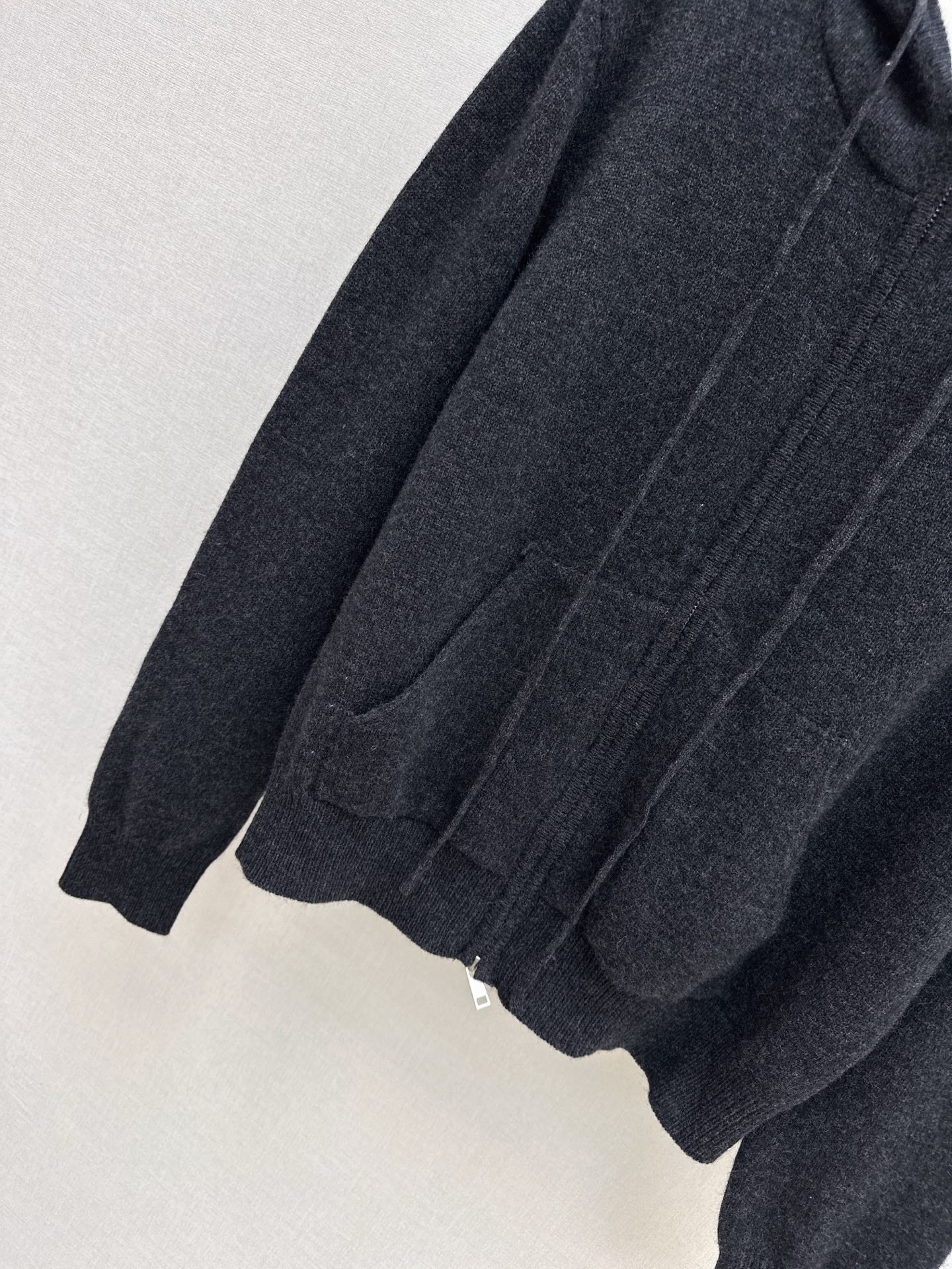 Monc 26ss hooded knit cardigan