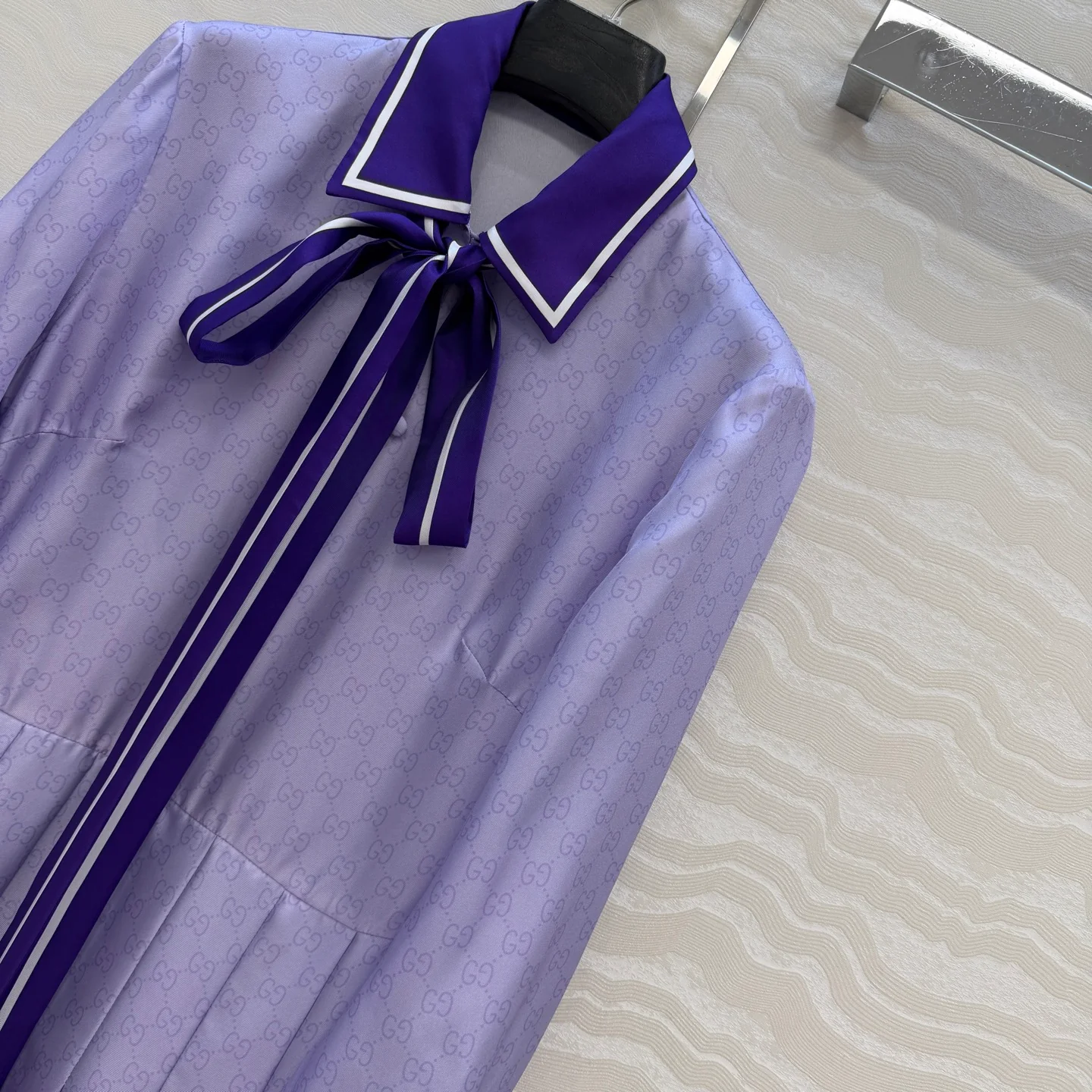 Gucc 25fw silk dress